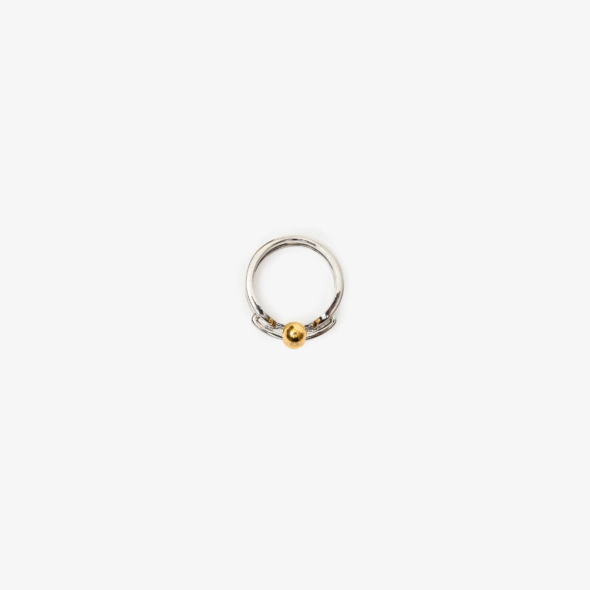 Casablanca C Link Ball Ring Gold/Silver - 4