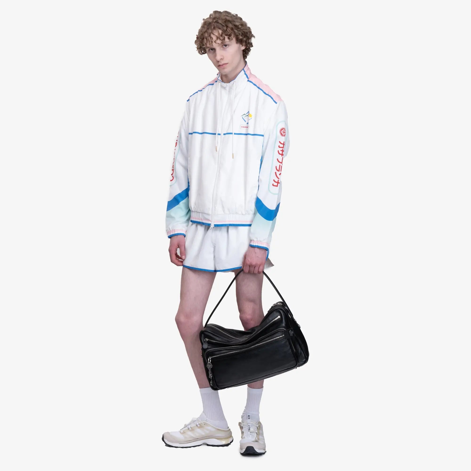 Casablanca Casa Sportif Windbreaker Jacket White - 3