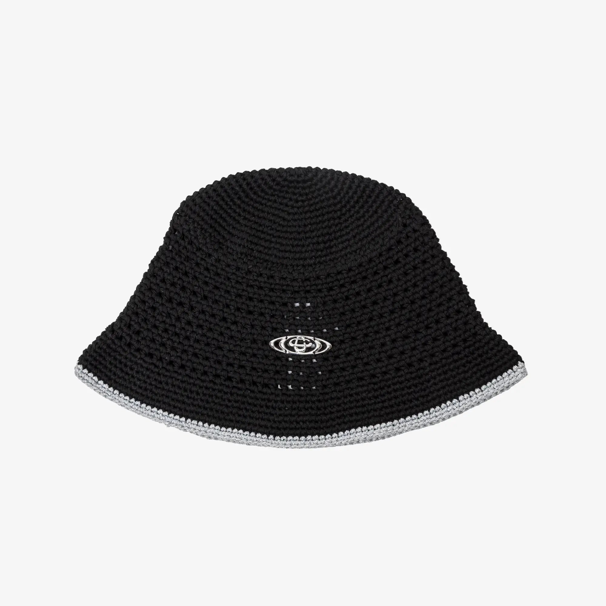 Casablanca Crochet Hat Black - 1
