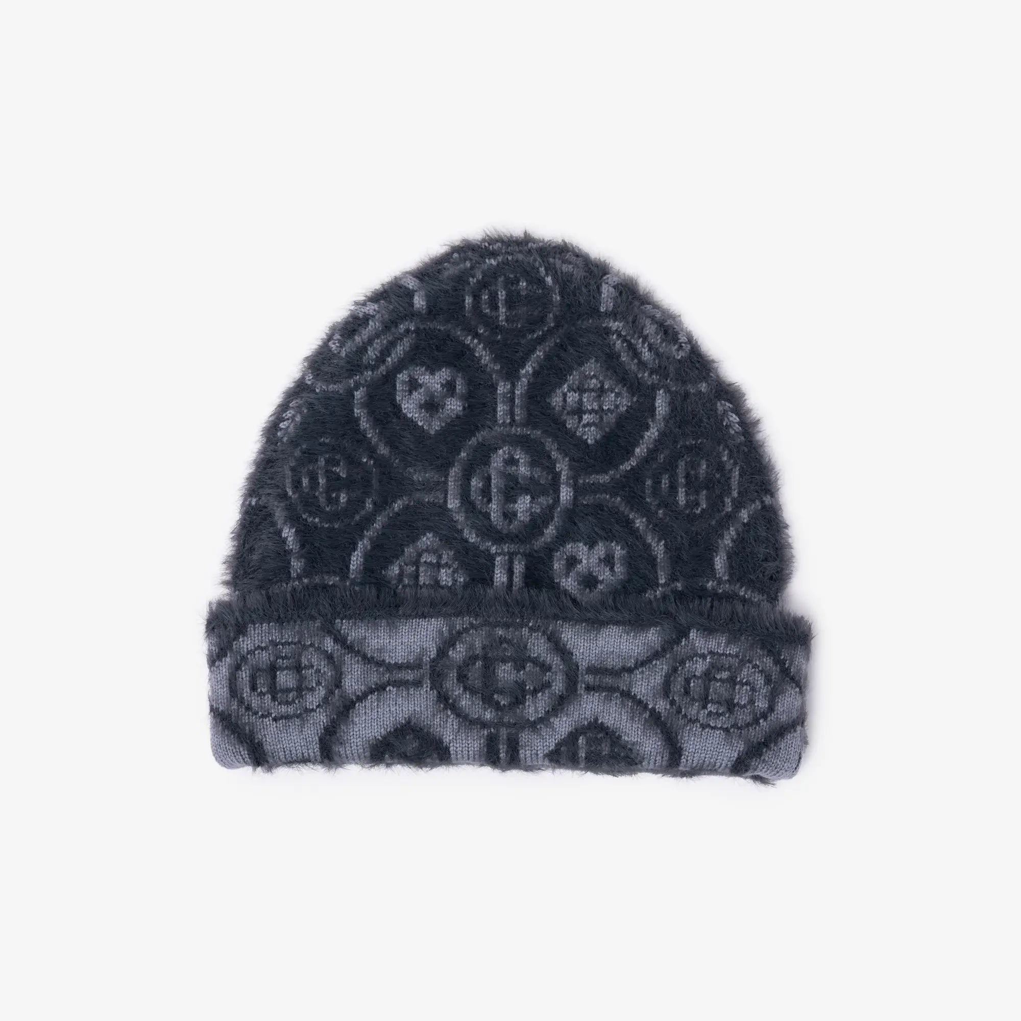 Photo of Casablanca Fluffy Monogram Beanie - 3