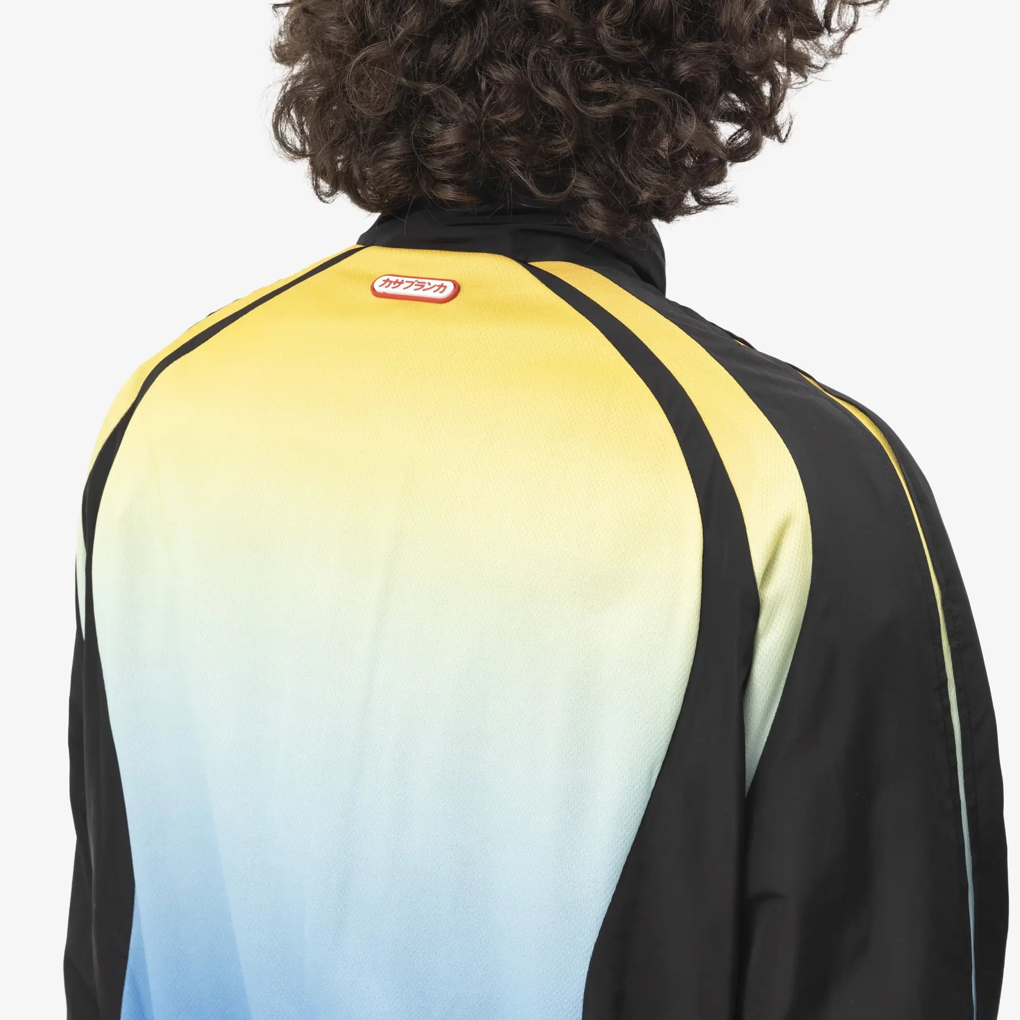 Casablanca Football Windbreaker Jacket Black/Gradient - 6