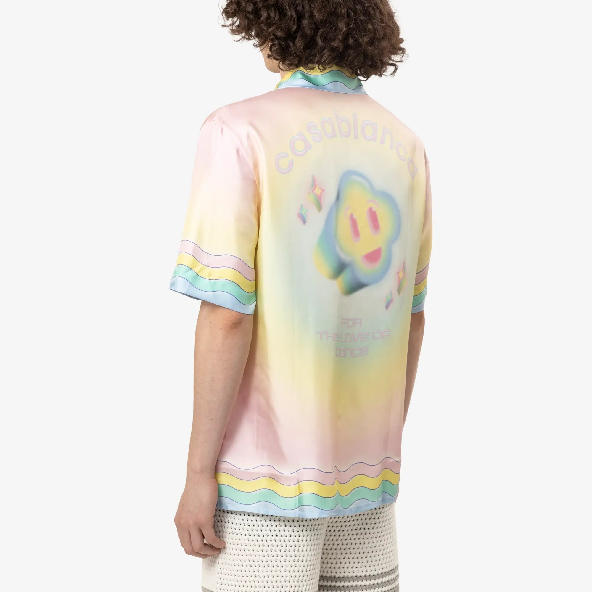 Casablanca For The Love of Dance Cuban Collar SS Shirt Multi - 4