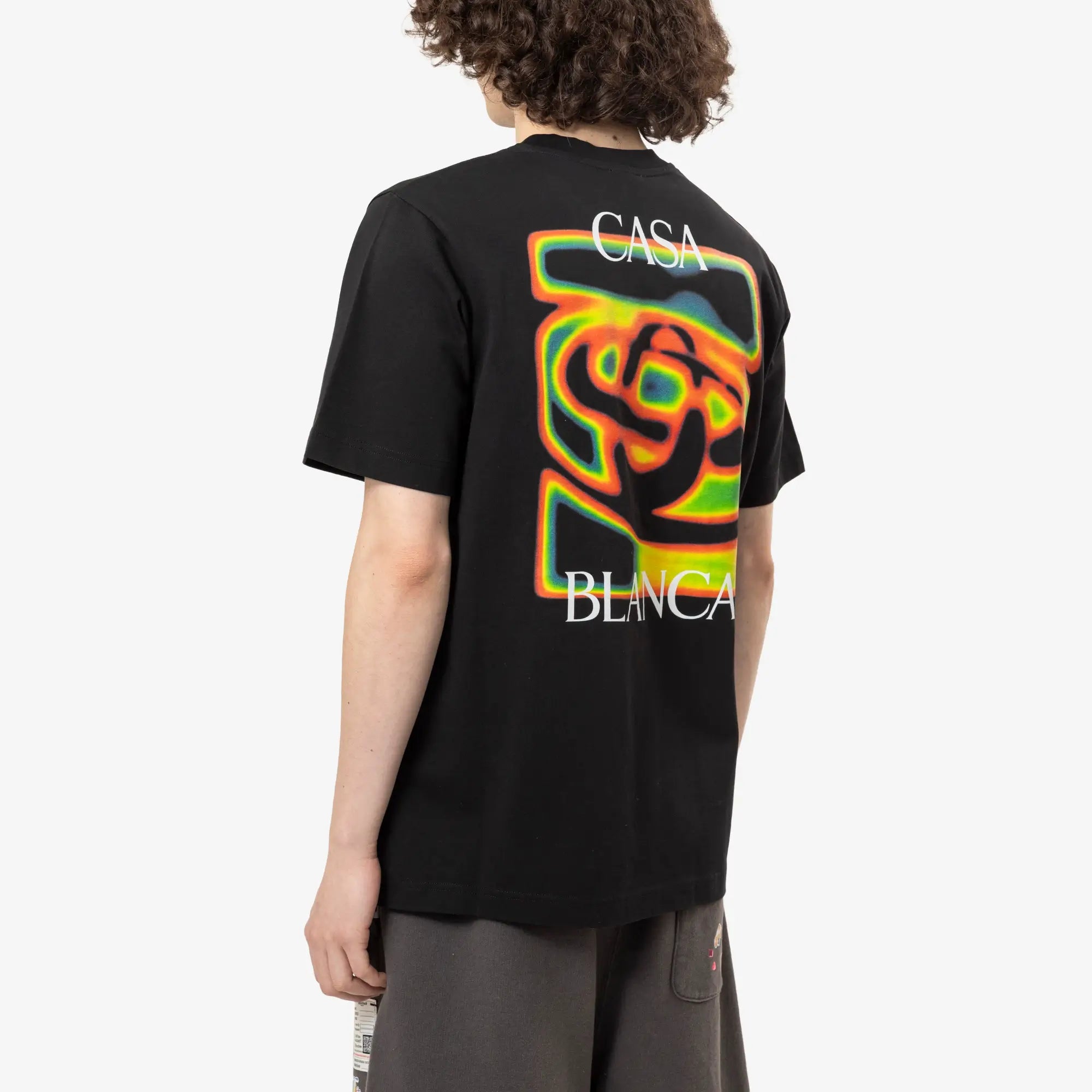 Casablanca Heat Map T-Shirt Black - 4