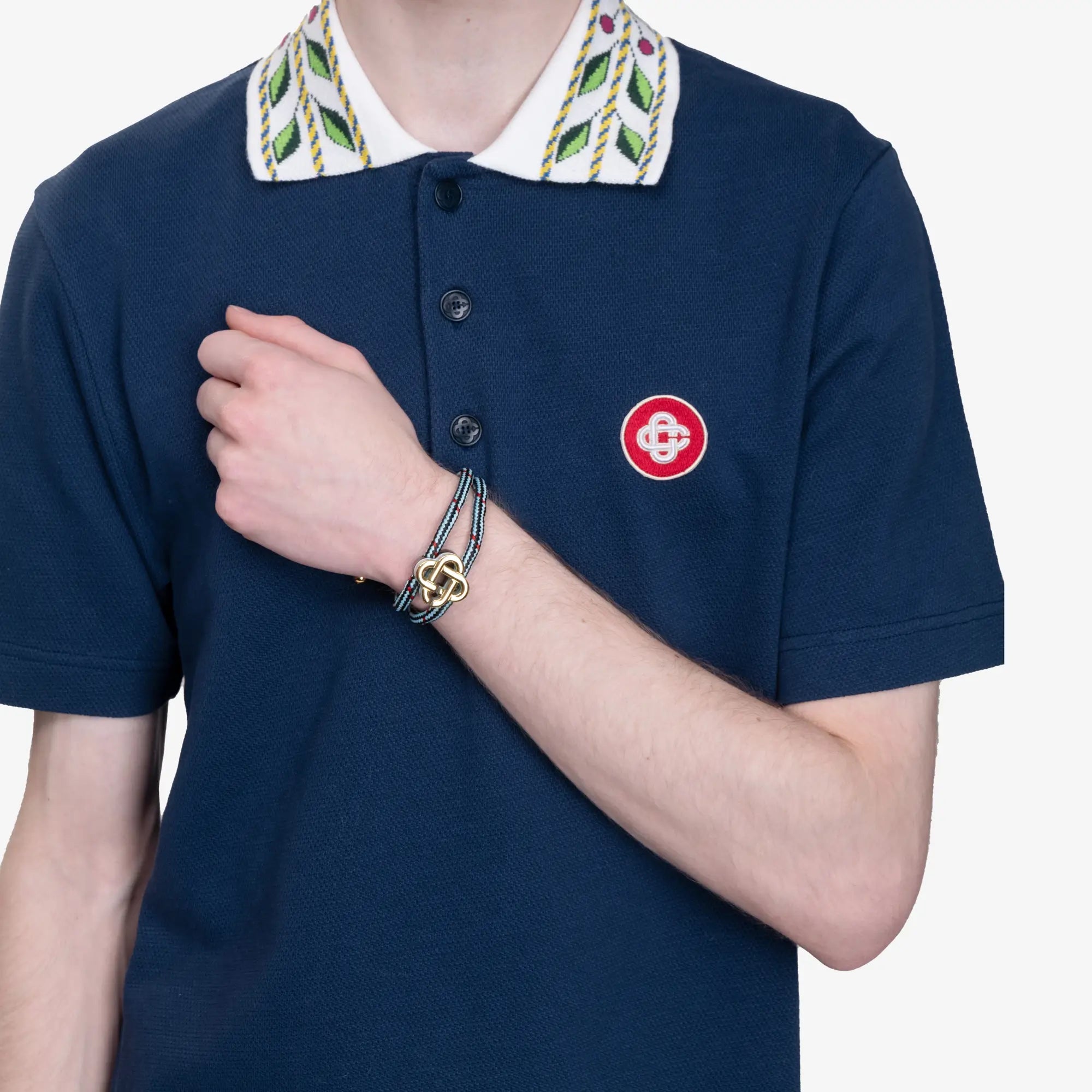 Casablanca Hiking Cord Bracelet Gold - 2