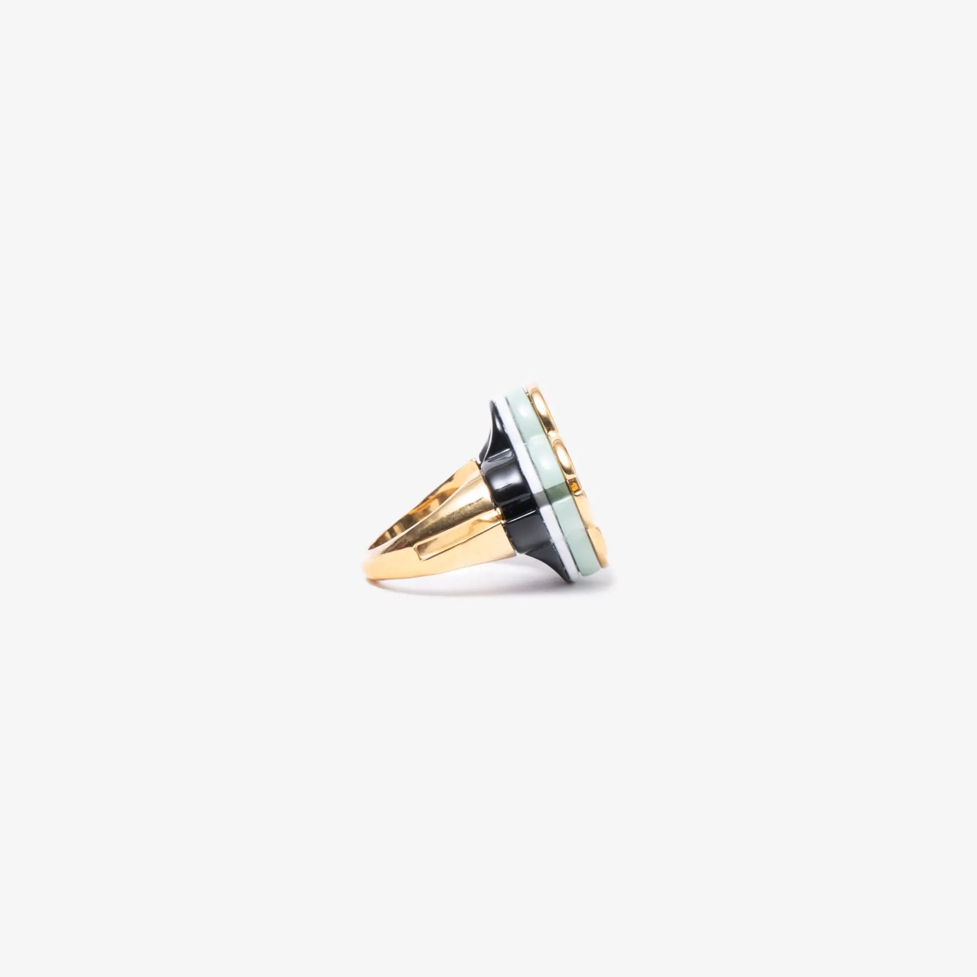 Casablanca Hiking Stacked Ring Gold - 4
