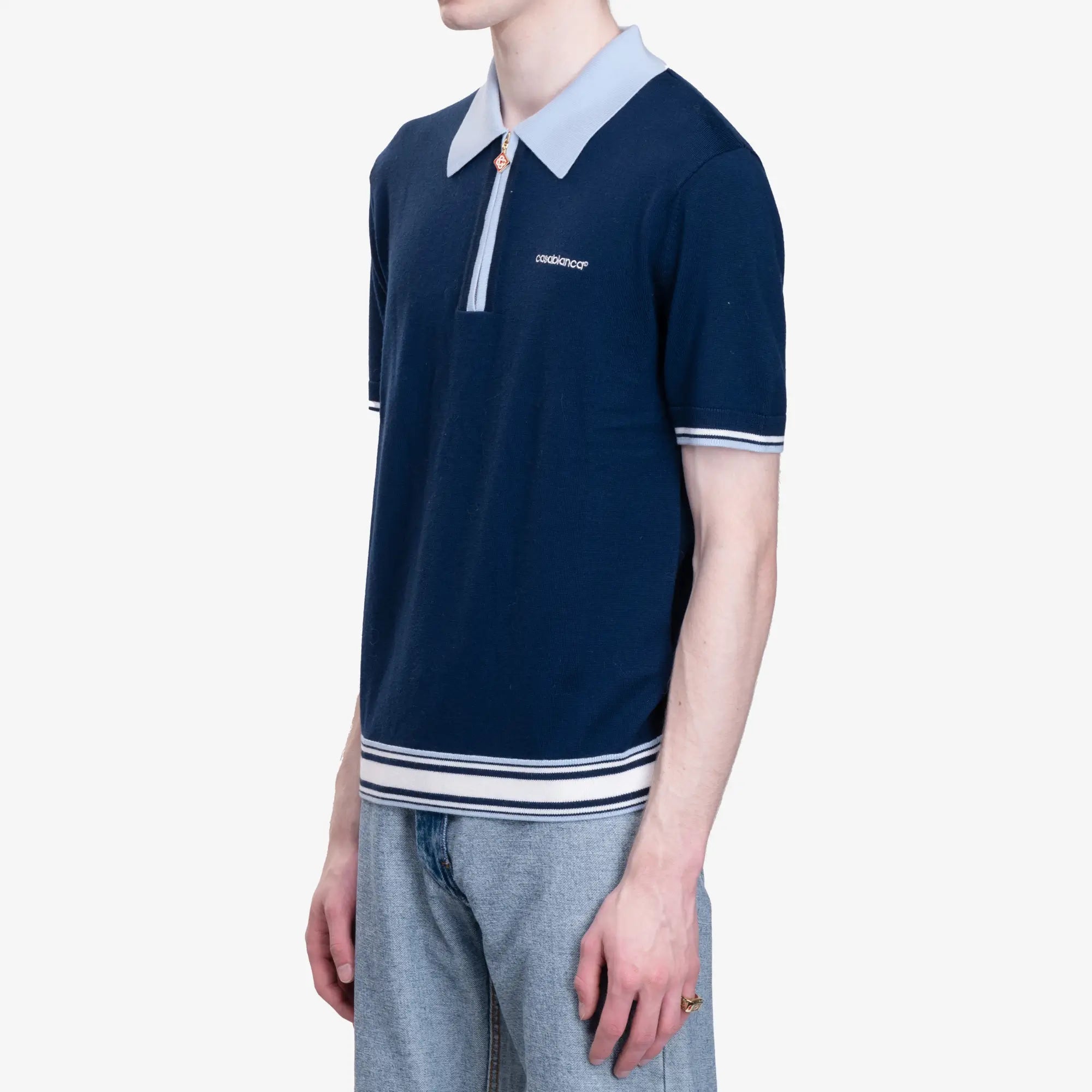 Photo of Casablanca Merino Tennis Polo - 3