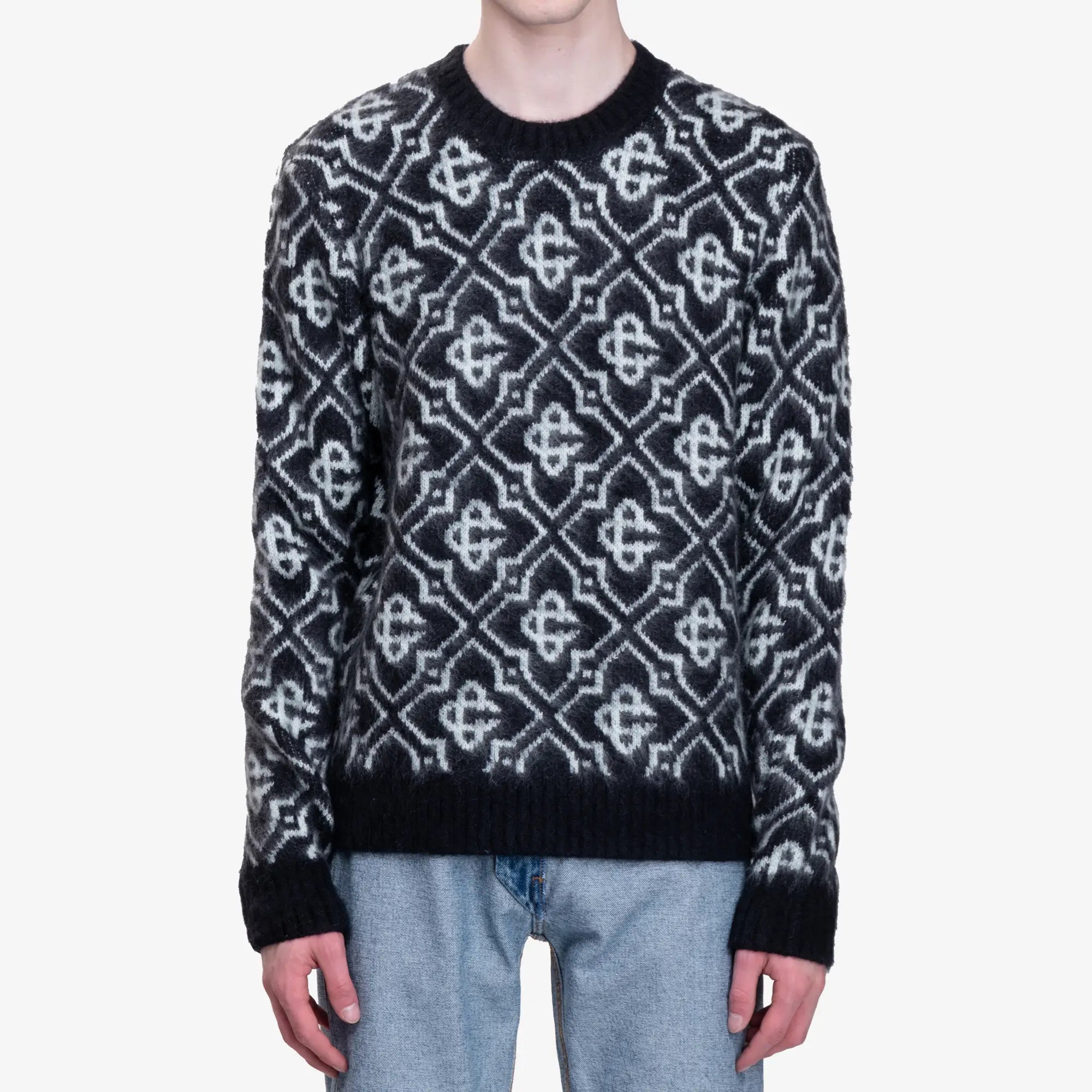 Photo of Casablanca Monogram Mohair Sweater - 1