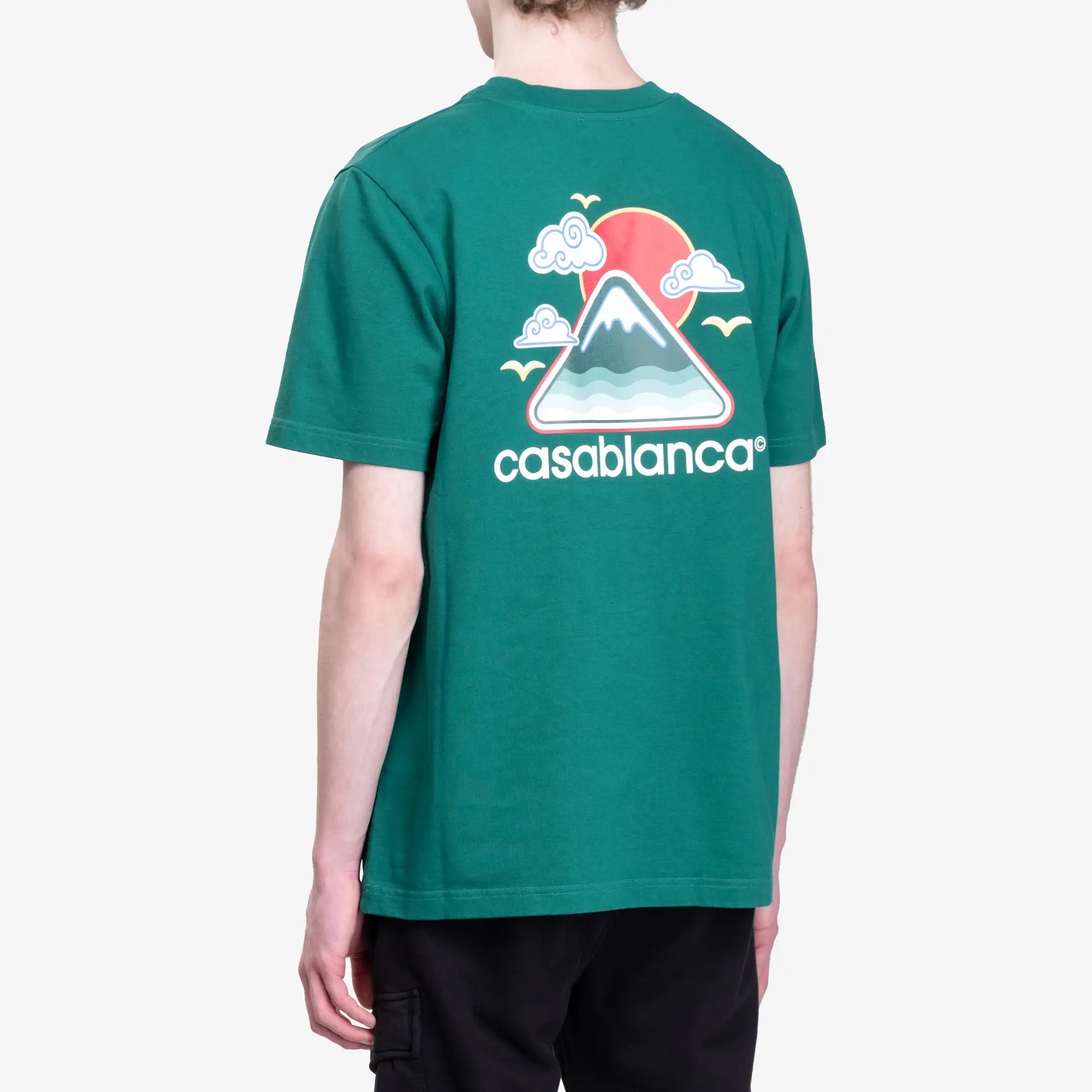 Casablanca Montagne Ondulee T-Shirt Green - 3