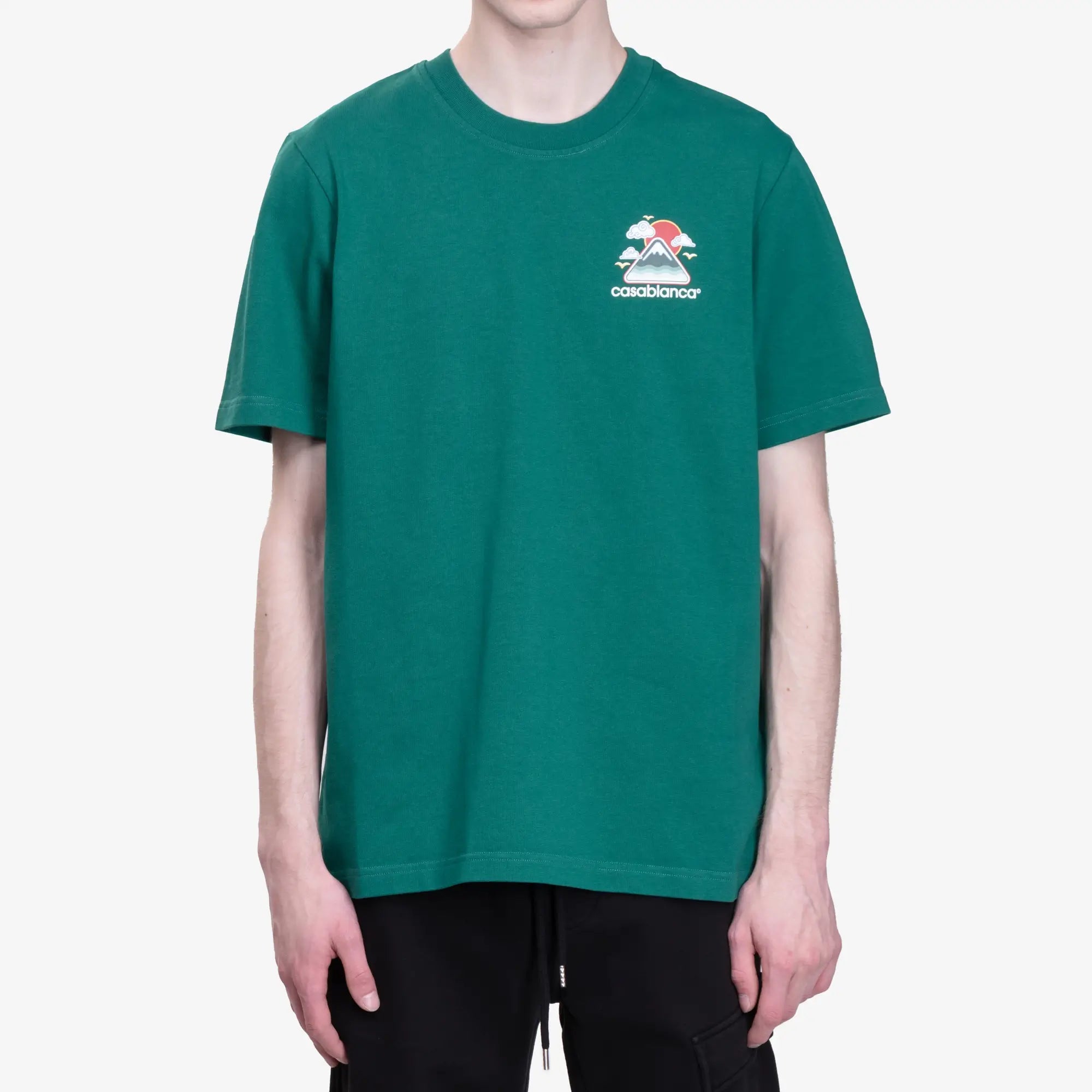 Casablanca Montagne Ondulee T-Shirt Green - 1