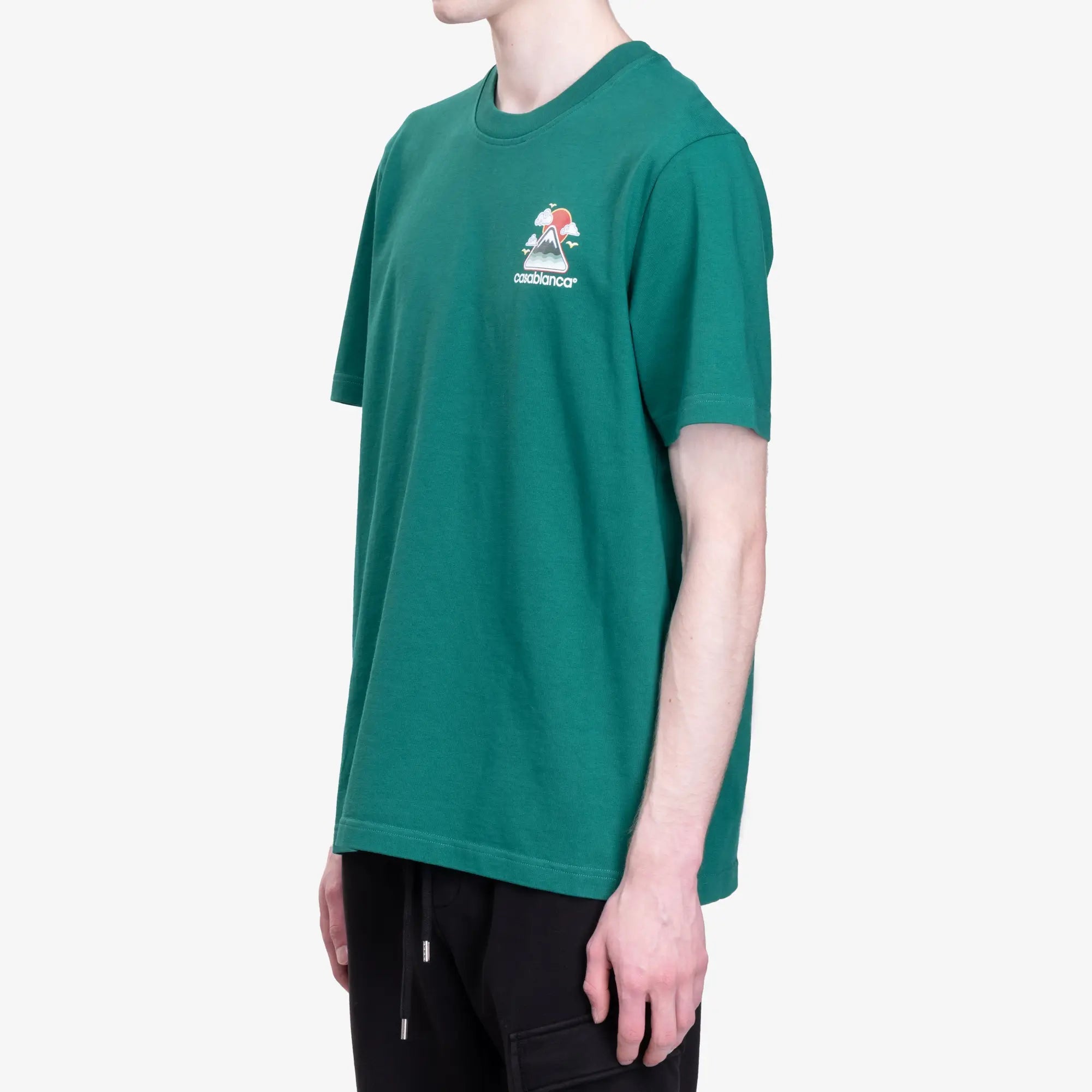 Casablanca Montagne Ondulee T-Shirt Green - 2