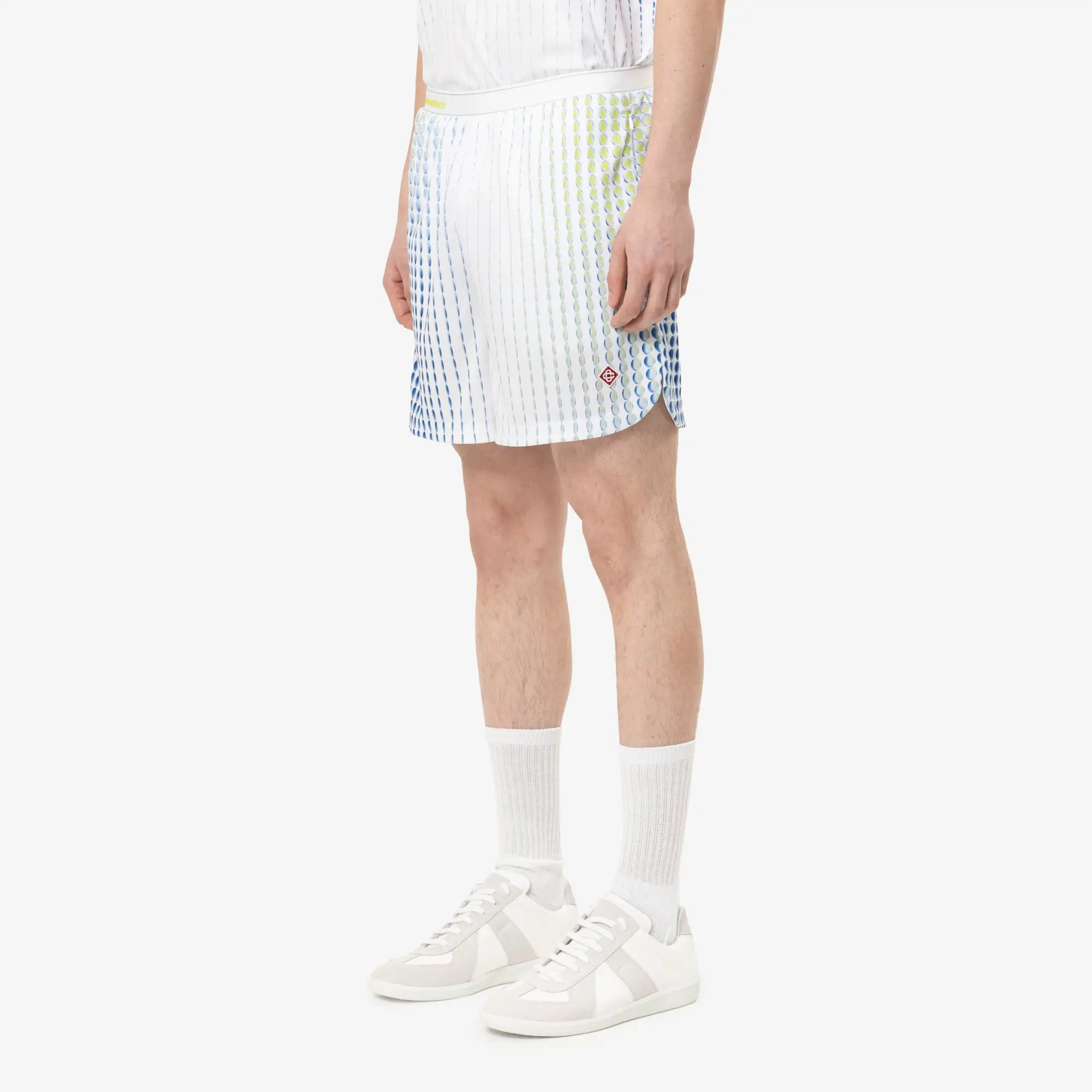 Casablanca Pills Tennis Tech Shorts White - 3