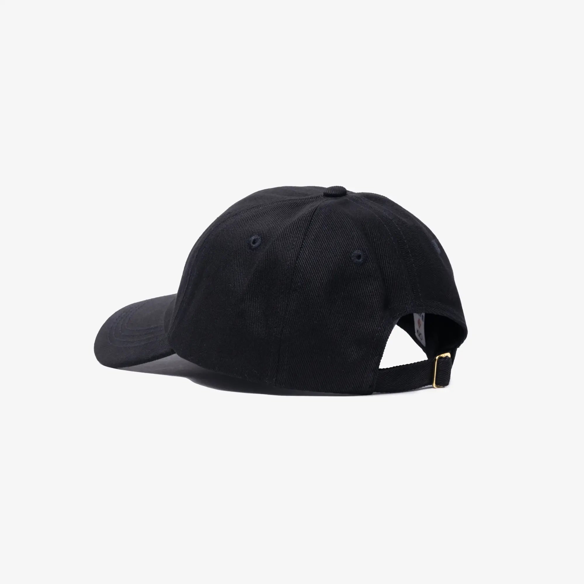 Casablanca Round Embroidered Patch Cap Black - 4