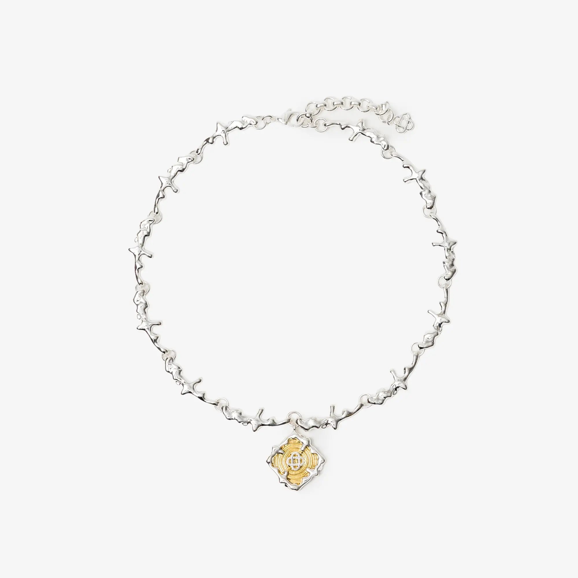 Casablanca Splash Necklace Silver/Gold - 1