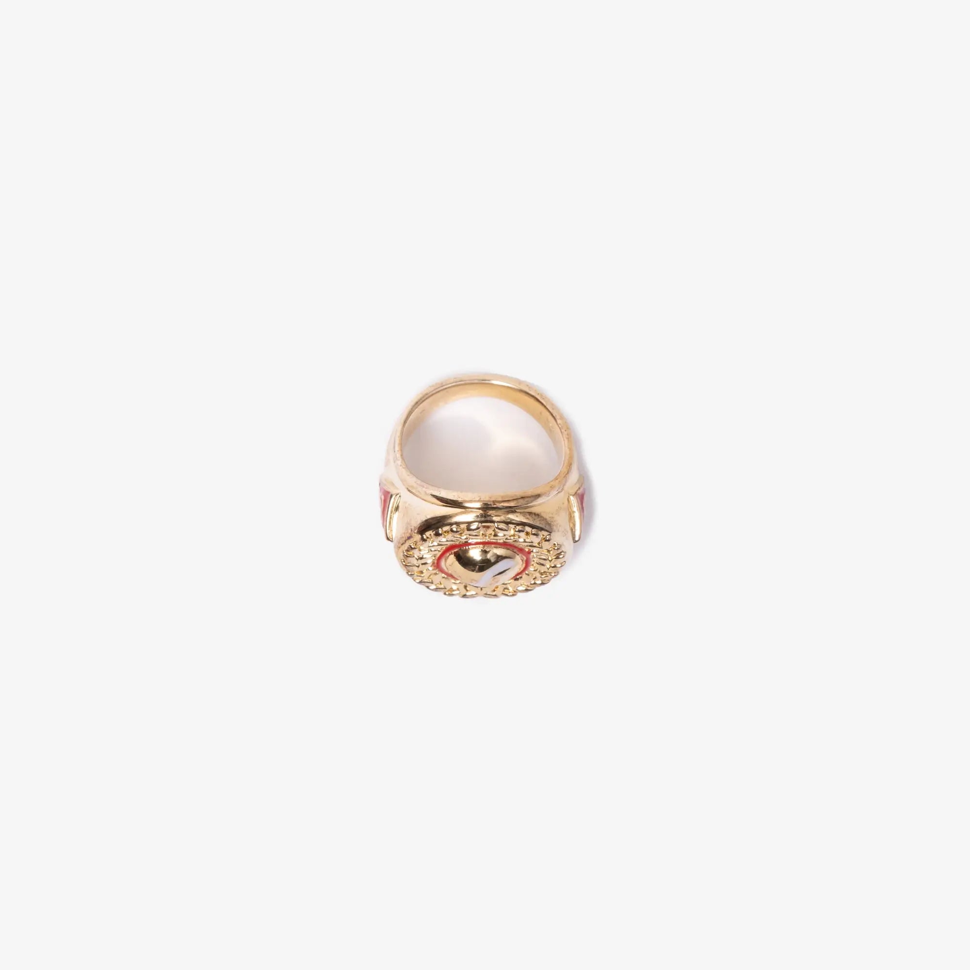 Casablanca Sports Medallion Ring Gold - 4