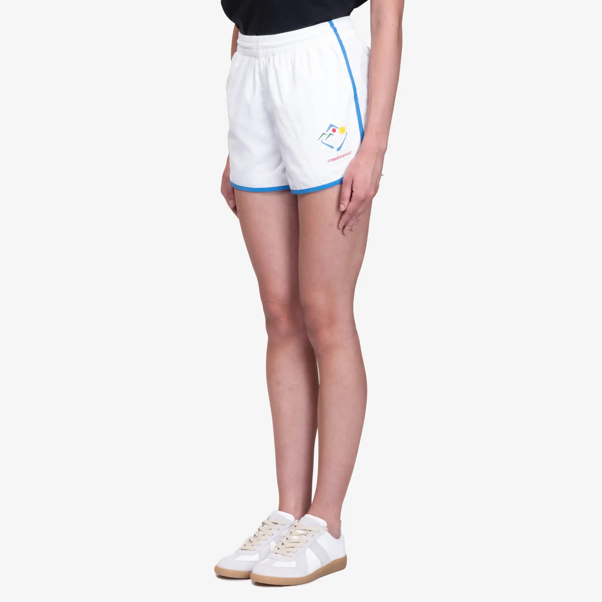Casablanca Unisex Casa Sportif Windbreaker Shorts White - 7