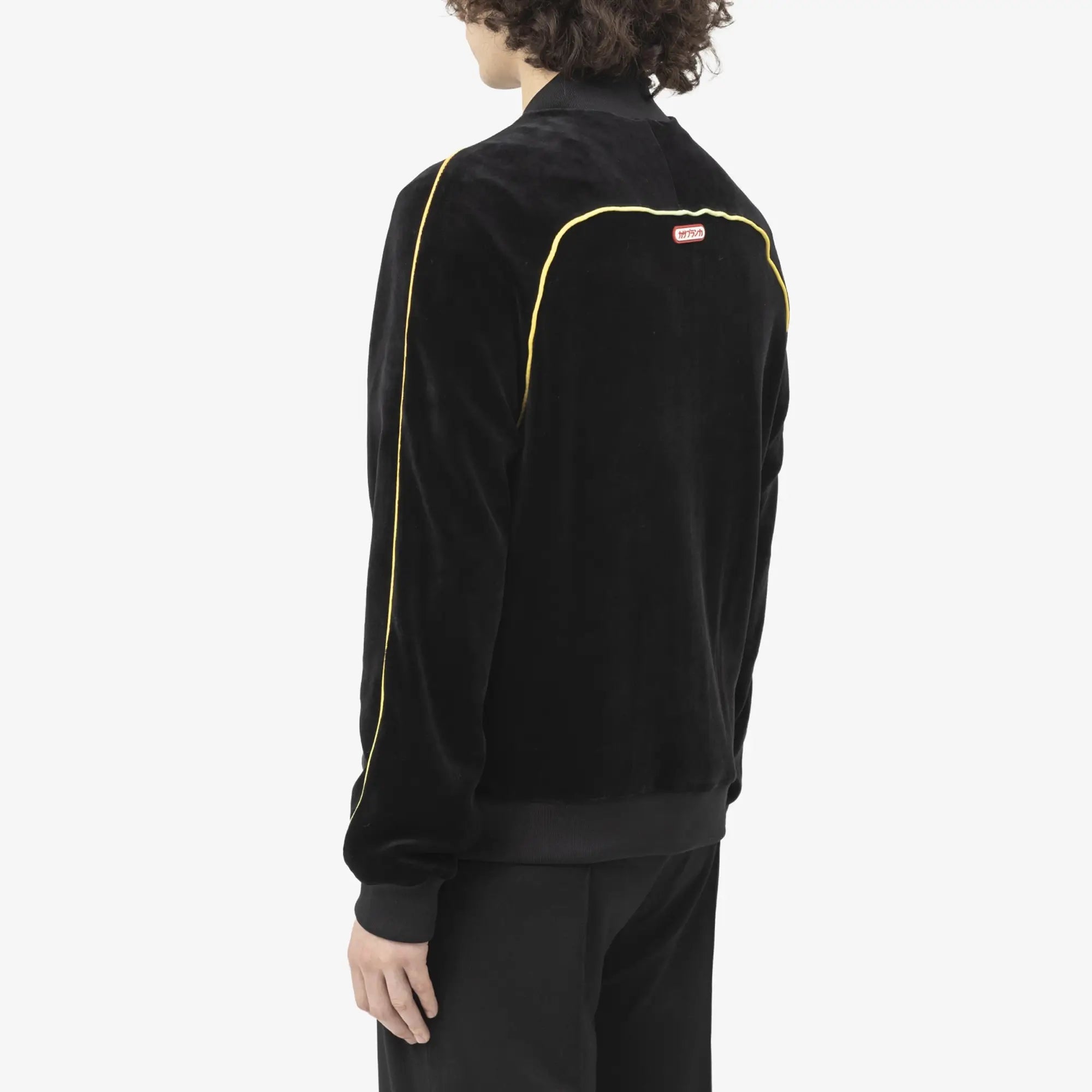 Casablanca Velour Track Jacket Black - 4