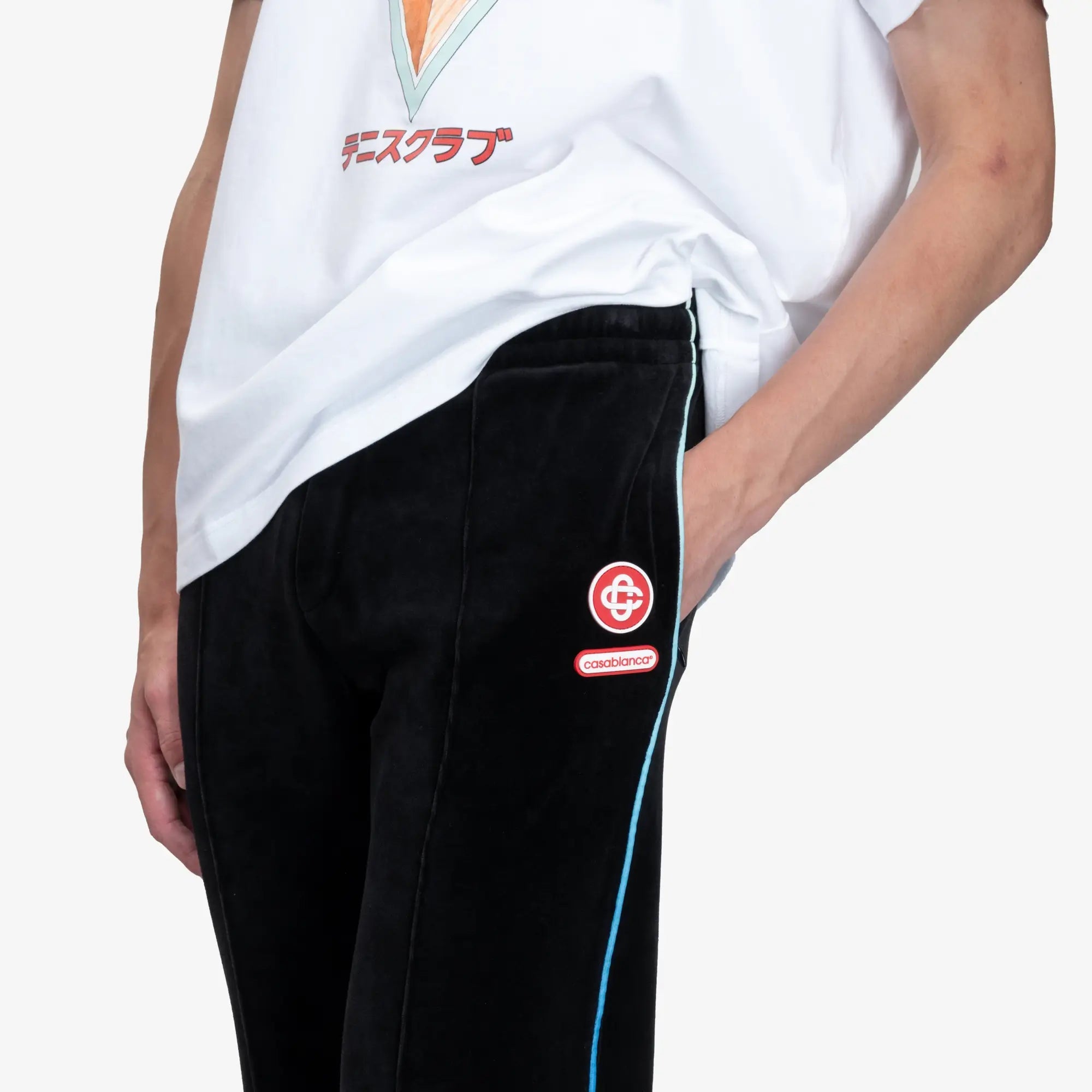 Photo of Casablanca Velour Track Pants - 5
