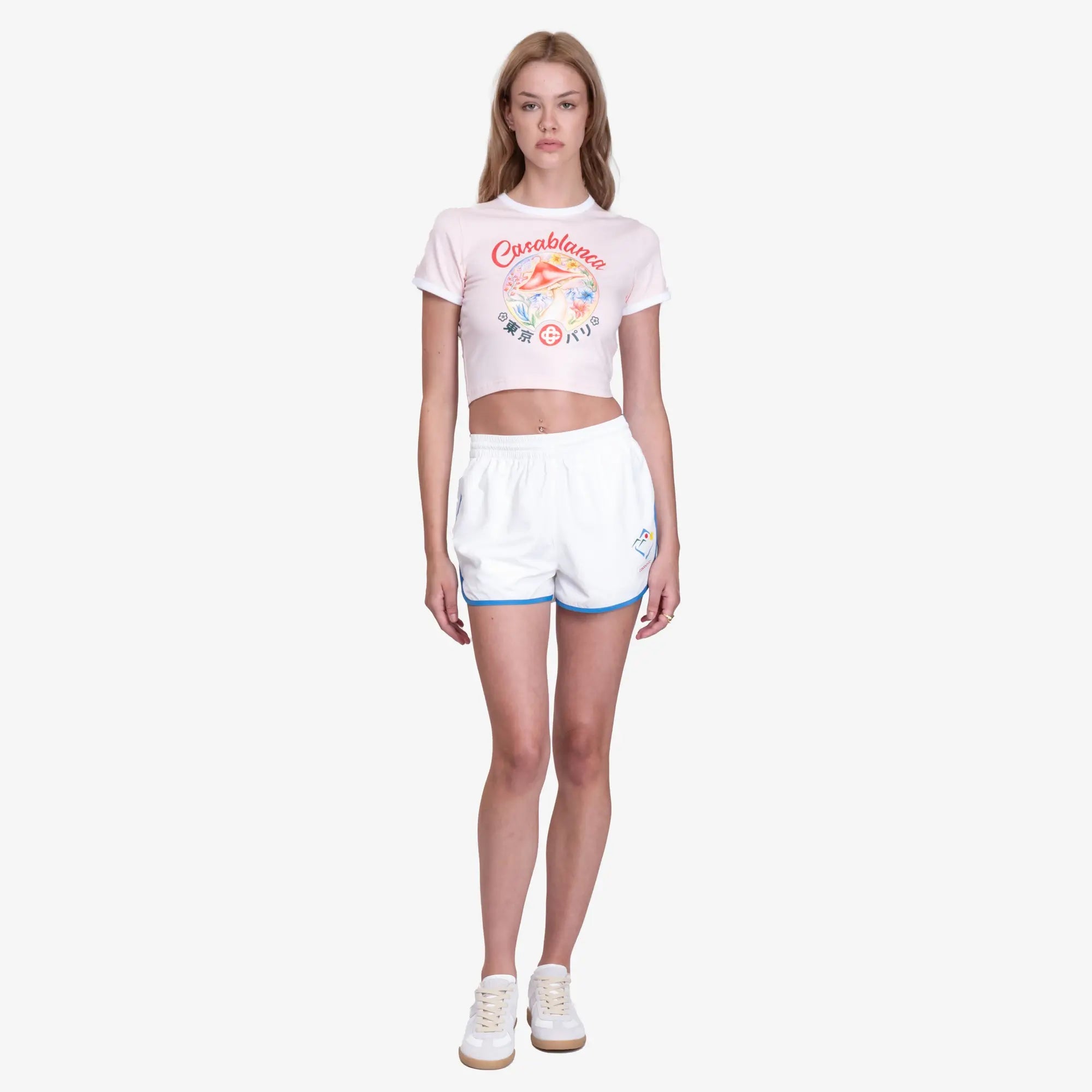 Casablanca Womens Mushroom Baby T-Shirt Pink - 2