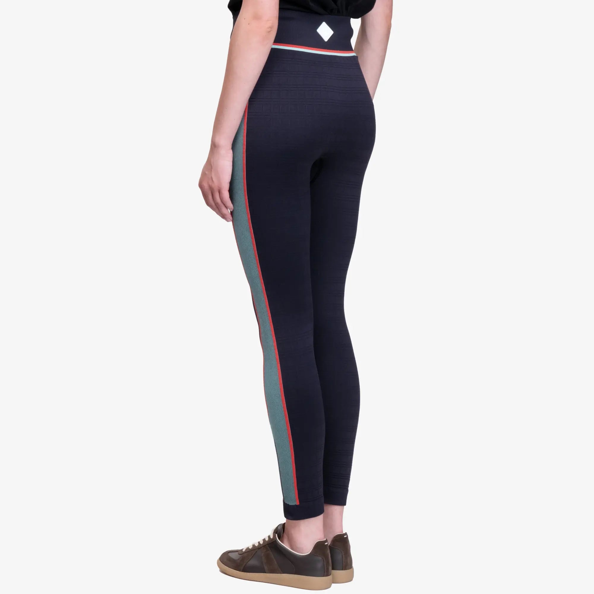 Casablanca Womens Seamless Leggings Black - 4