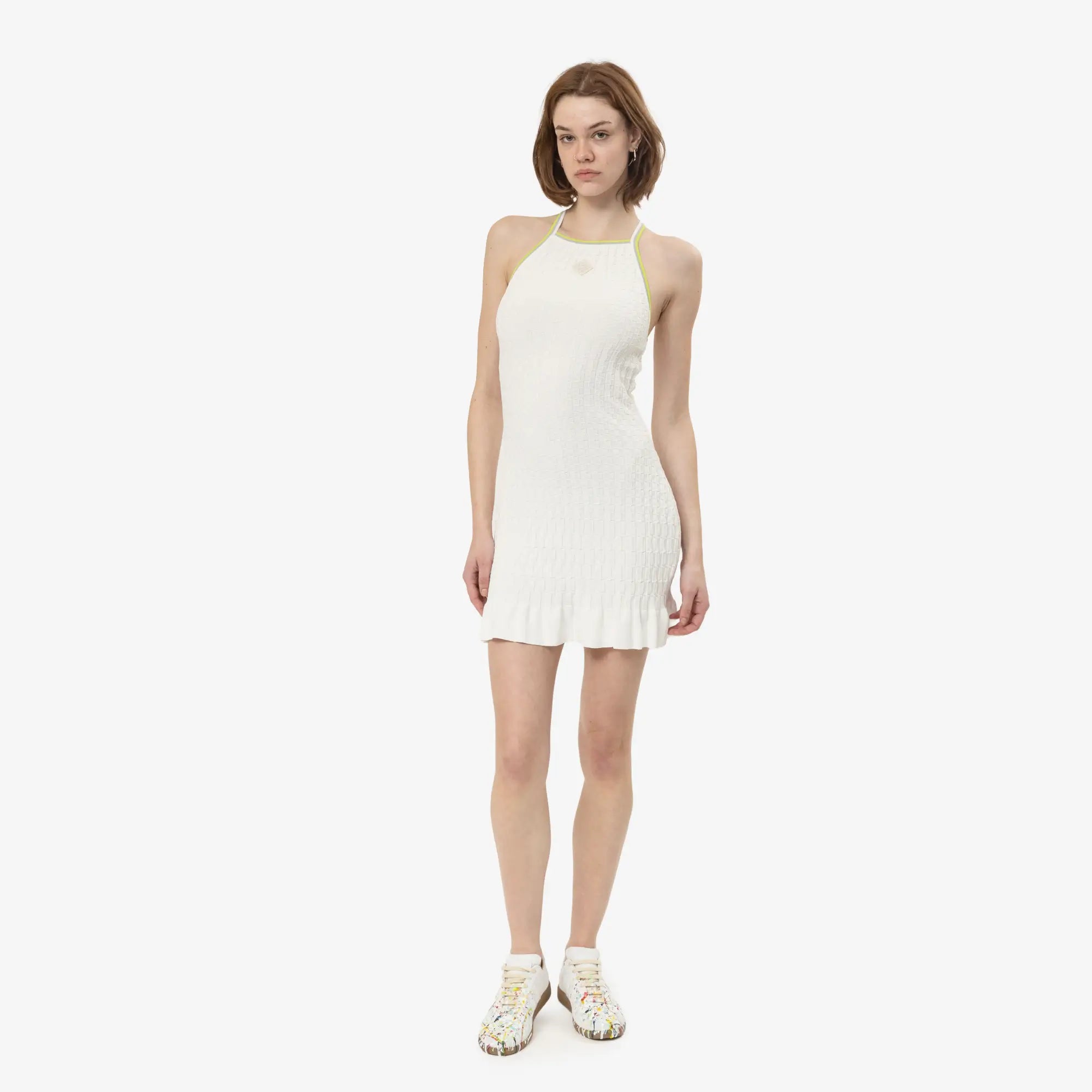 Casablanca Womens Strappy Tennis Dress White - 2