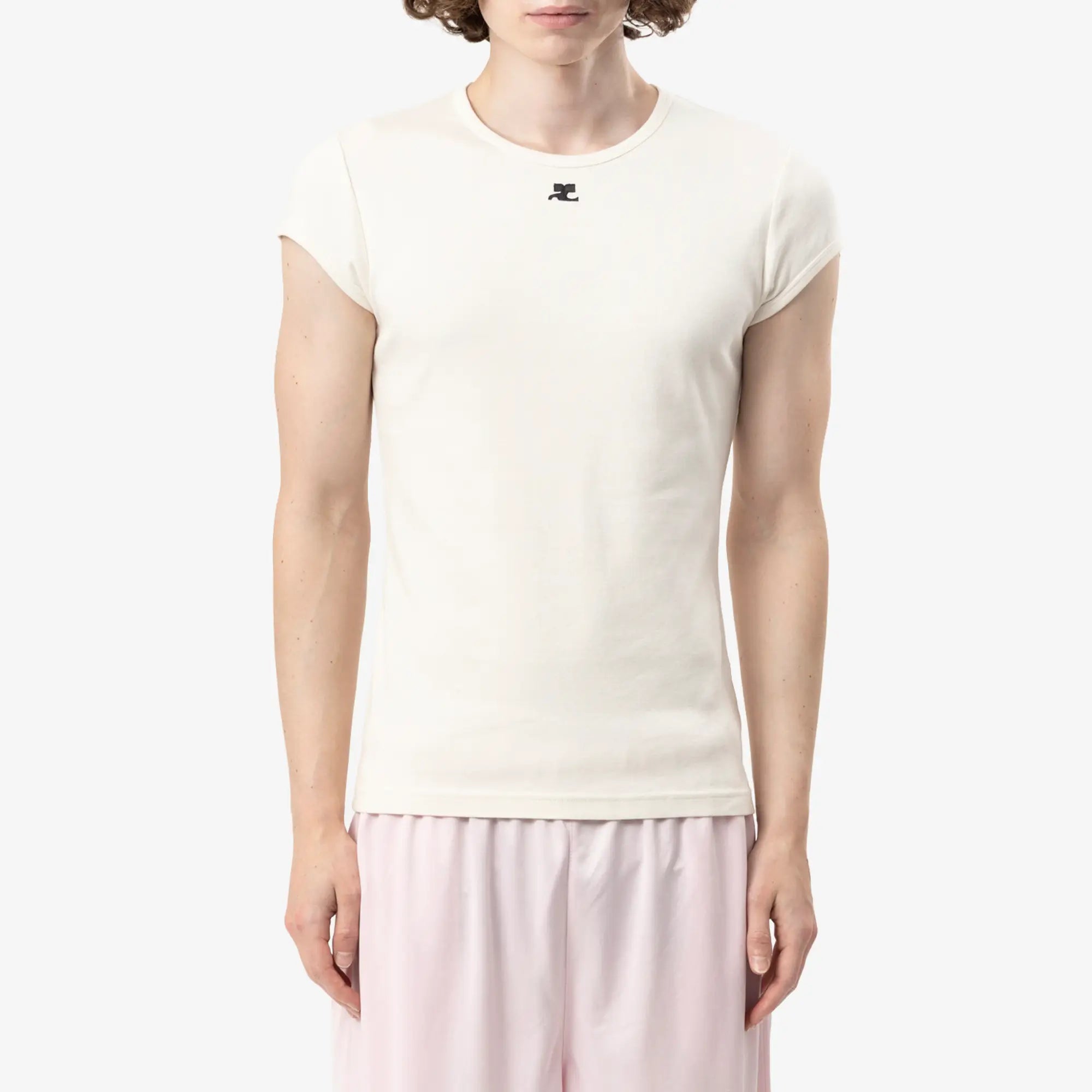 Courreges Baby T-Shirt Light Bones - 1