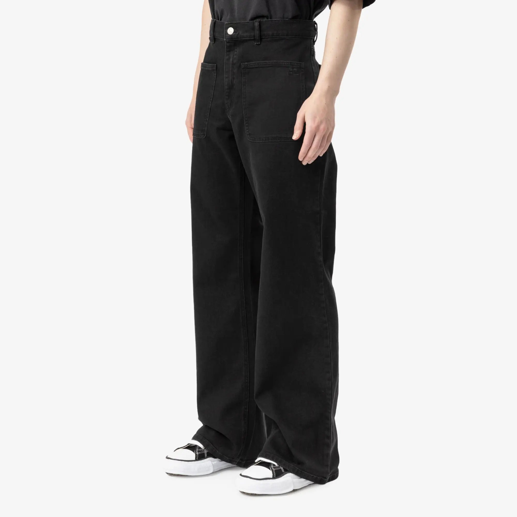 Courreges Baggy Jeans Black - 3