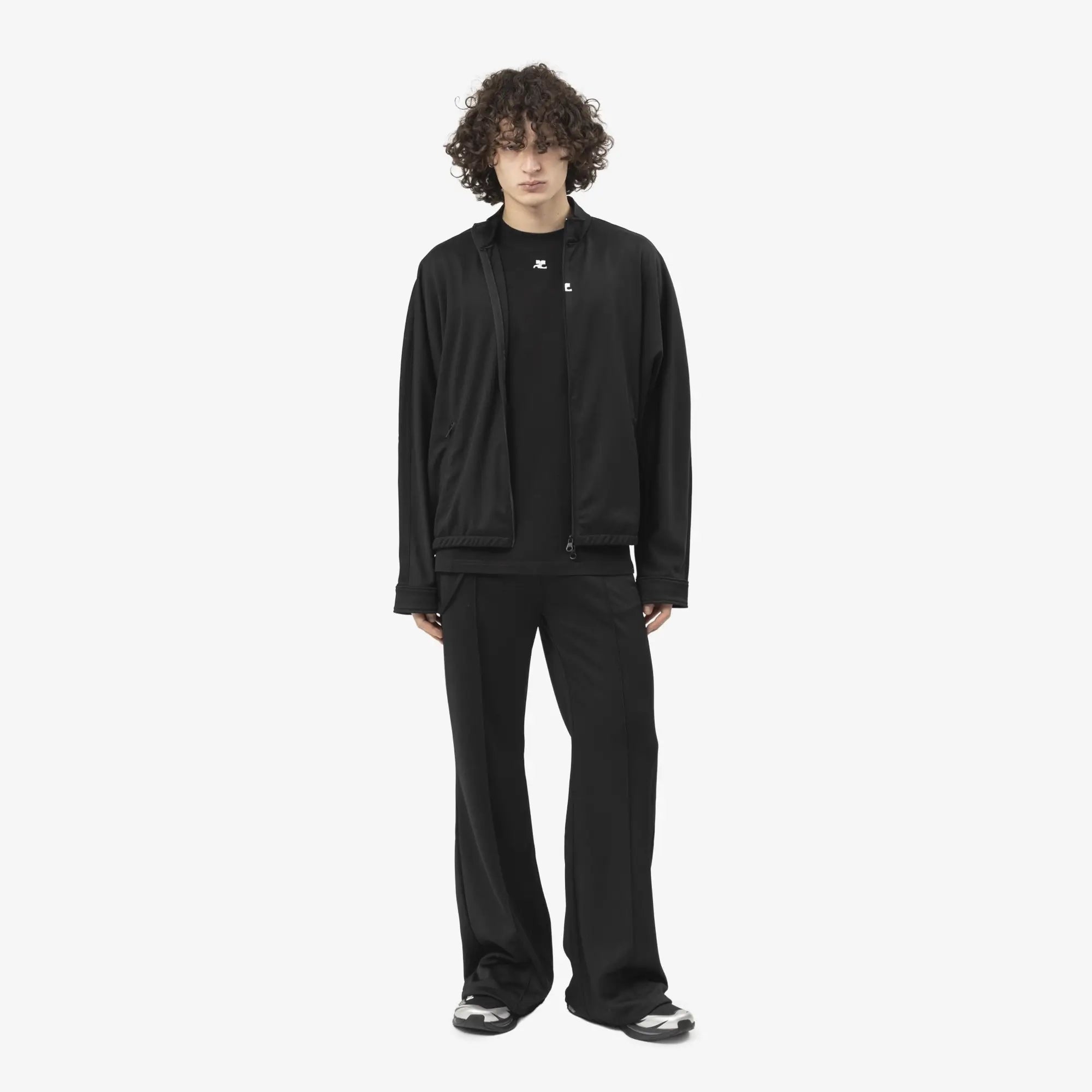 Courreges Baggy Tracksuit Pants Black - 2