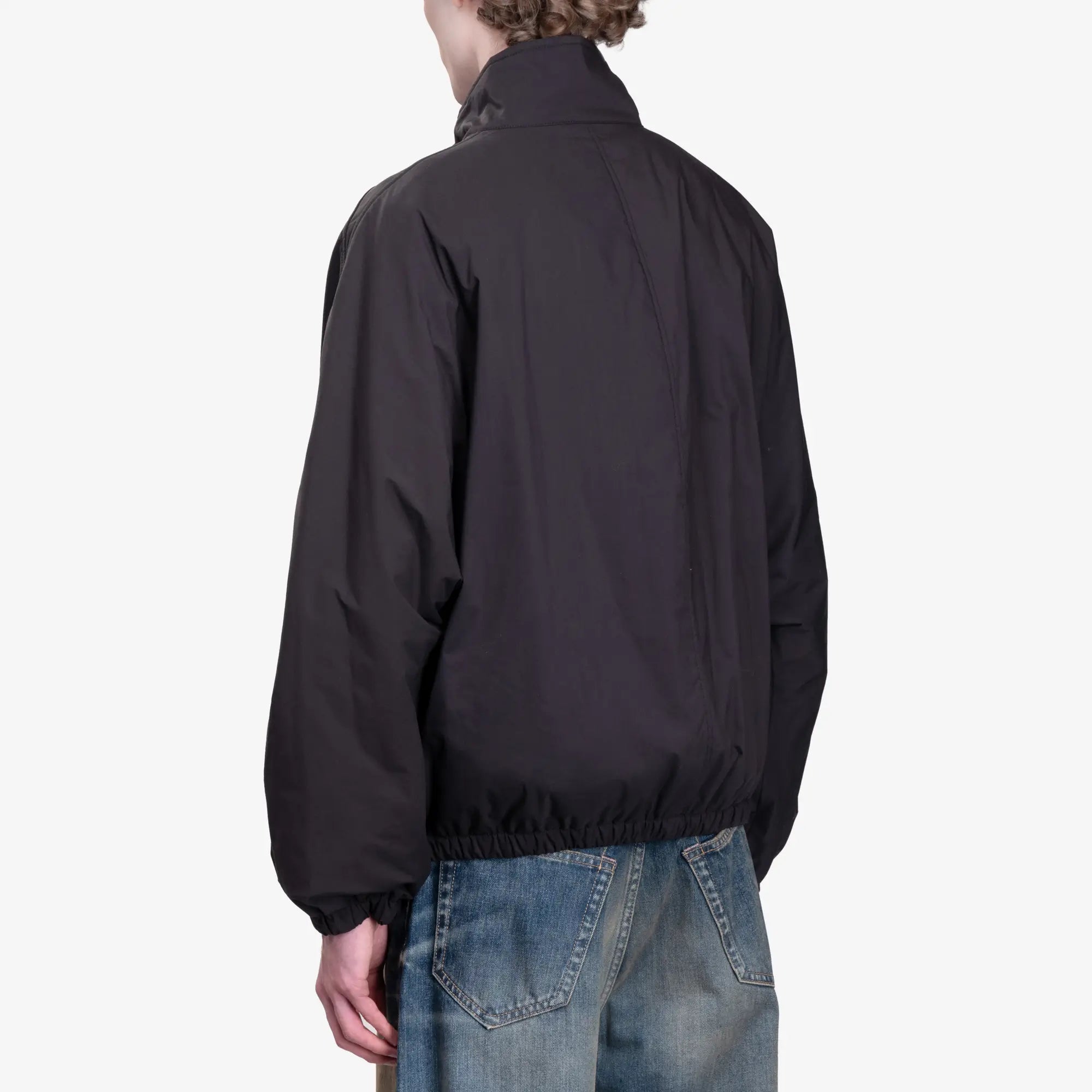 Courreges Embroidered Cotton Bomber Black - 4