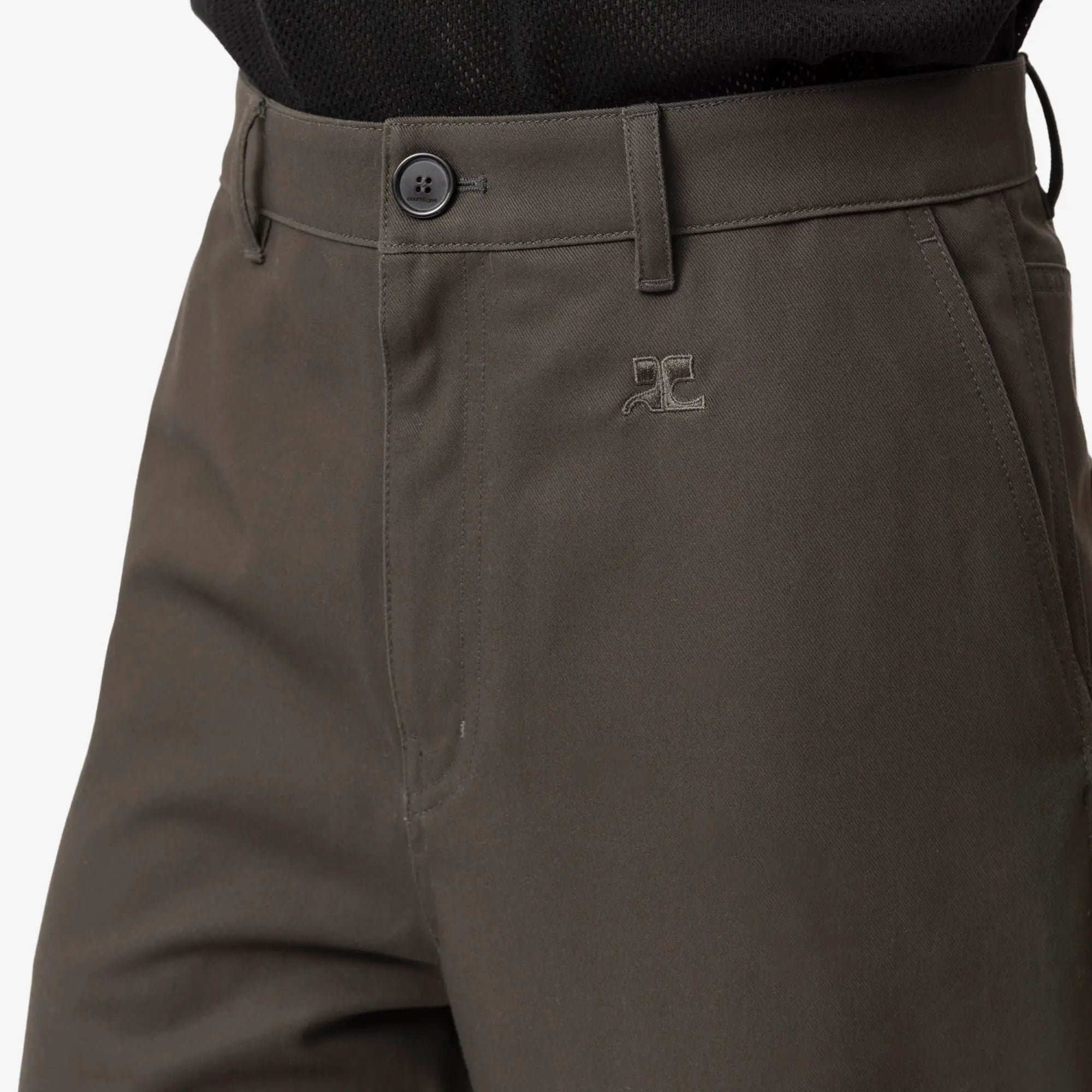 Courreges Hammer Short Pants Carbon - 5