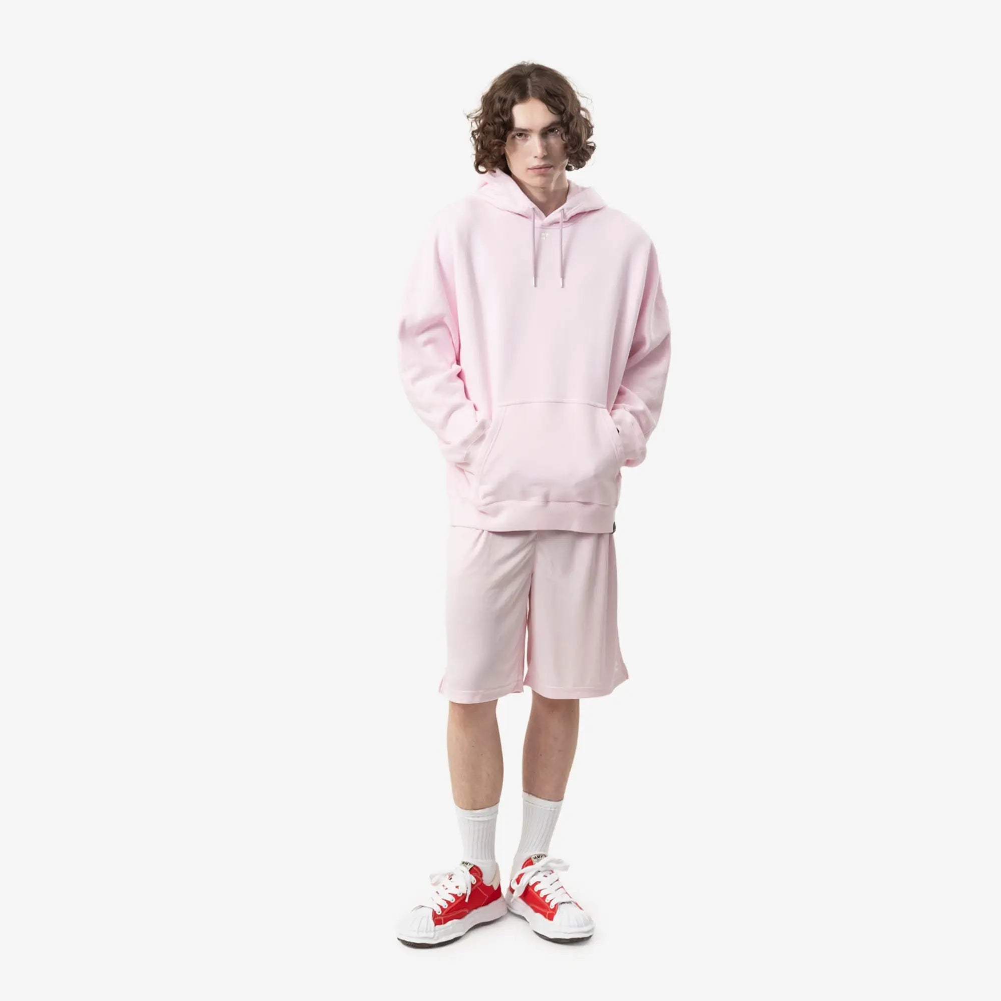 Courreges Oversized Hoody Light Pink - 2