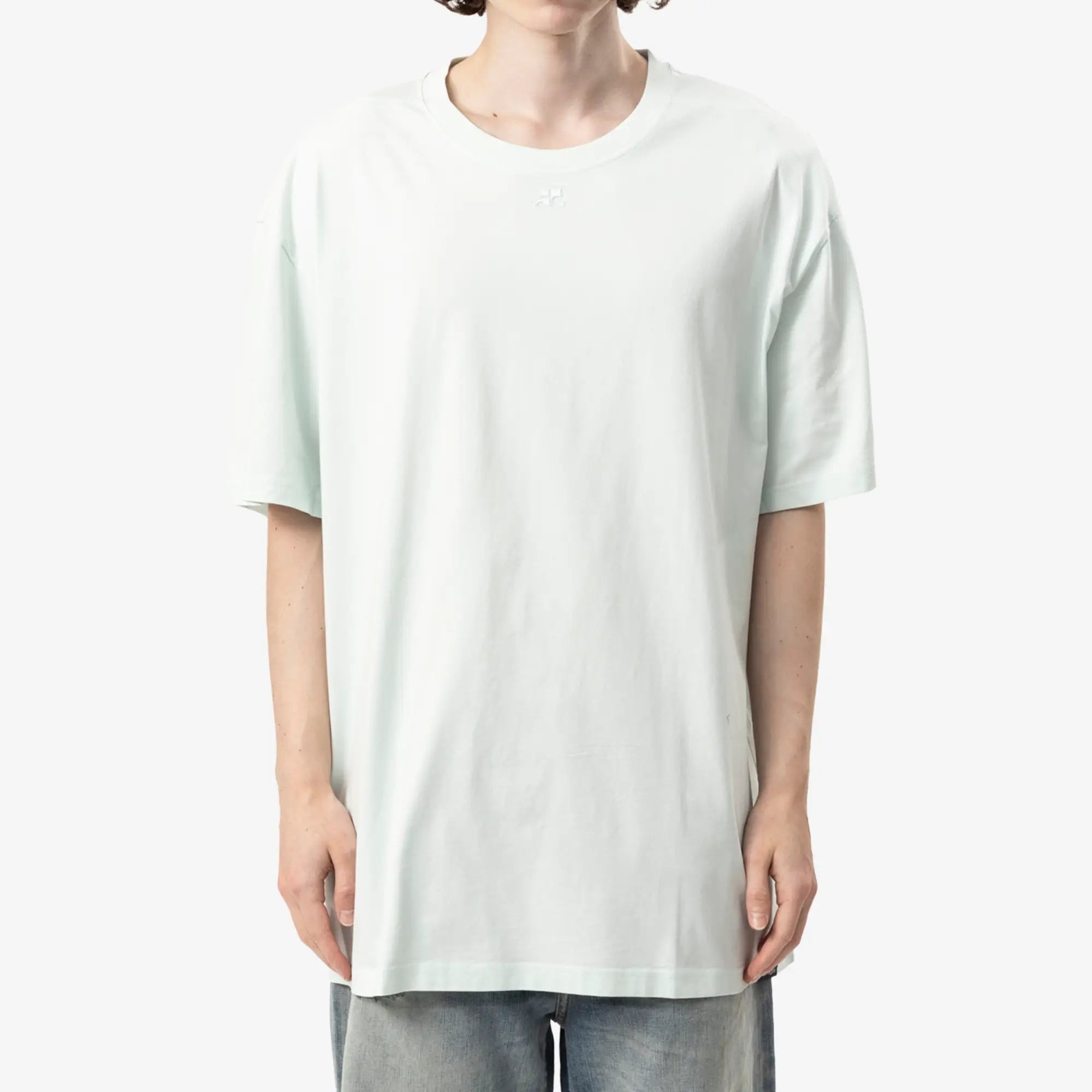 Courreges Oversized T-Shirt Light Mint - 1