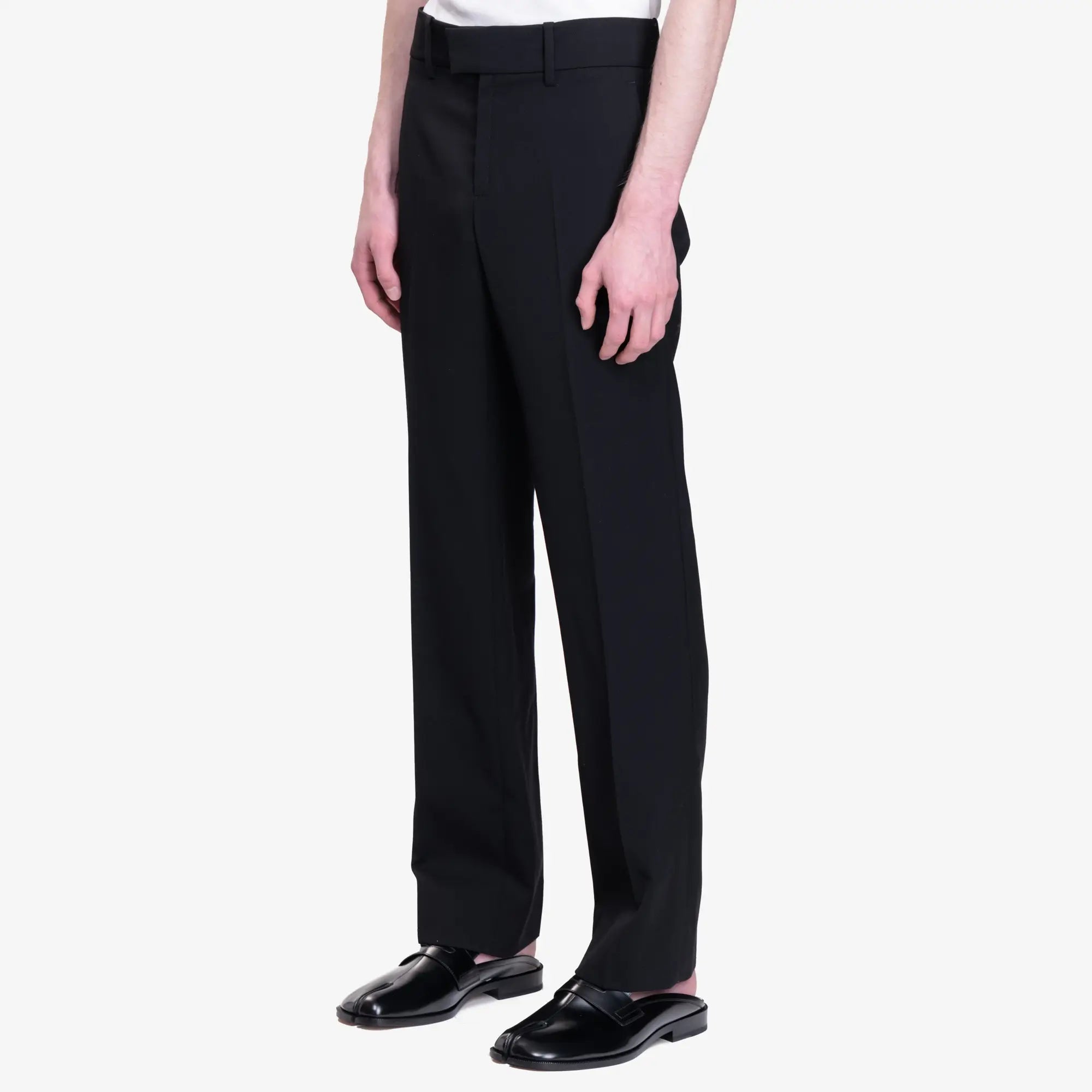 Courreges Wool Tailored Pants Black - 3