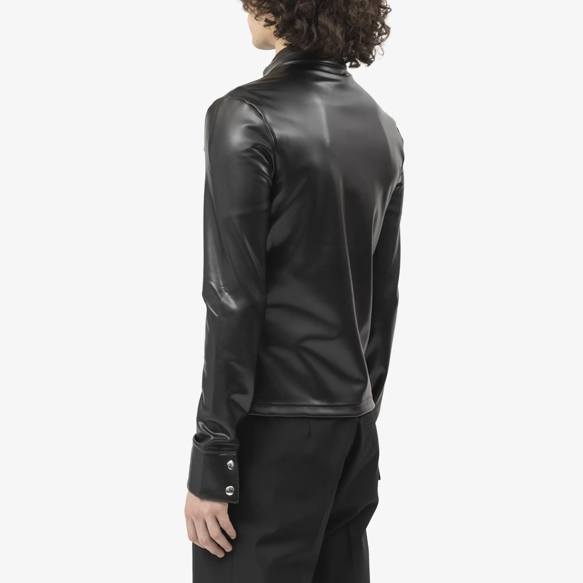 Courreges Zipper Biker Jacket Black - 4