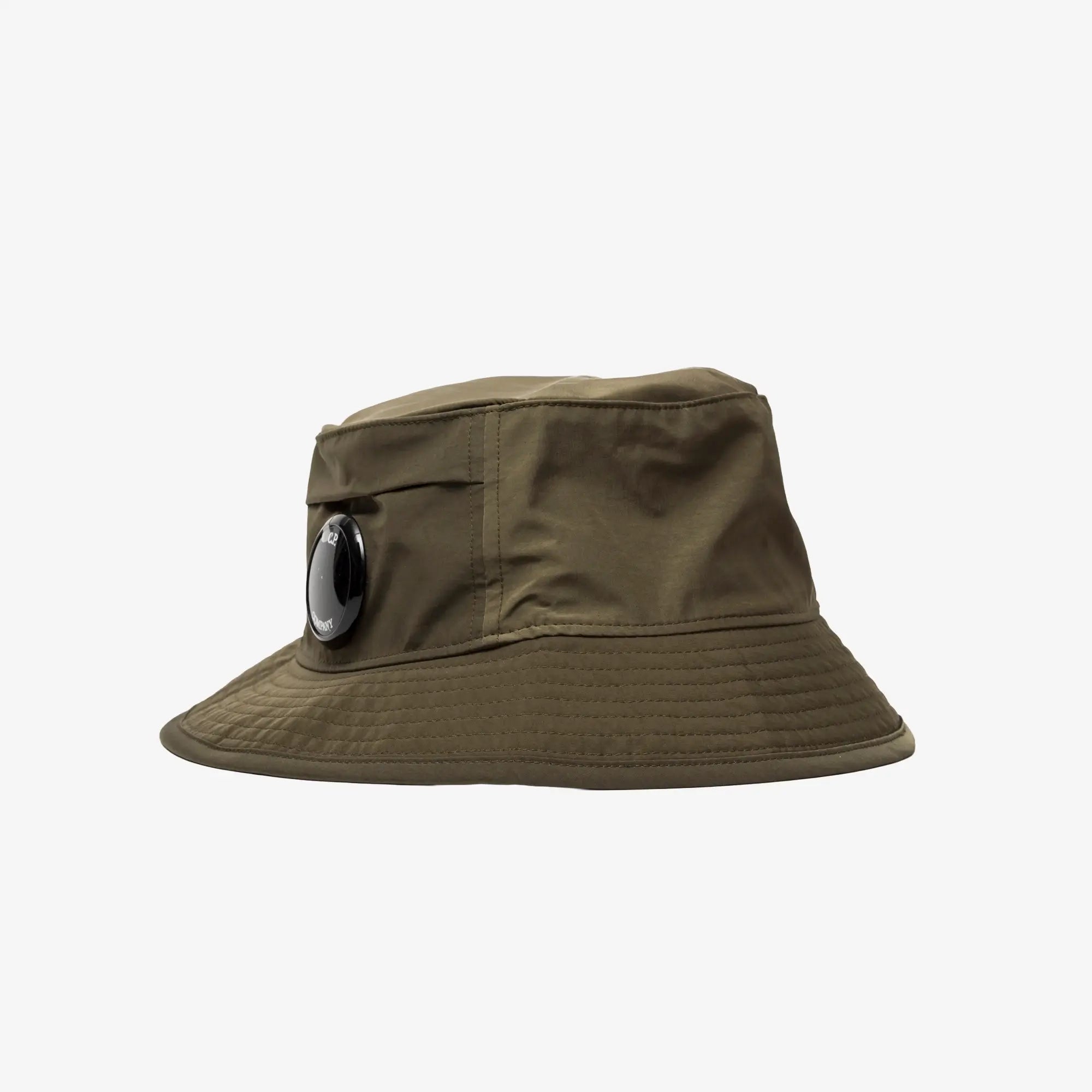 C.P. Company Chrome - R Lens Bucket Hat Ivy Green - 3