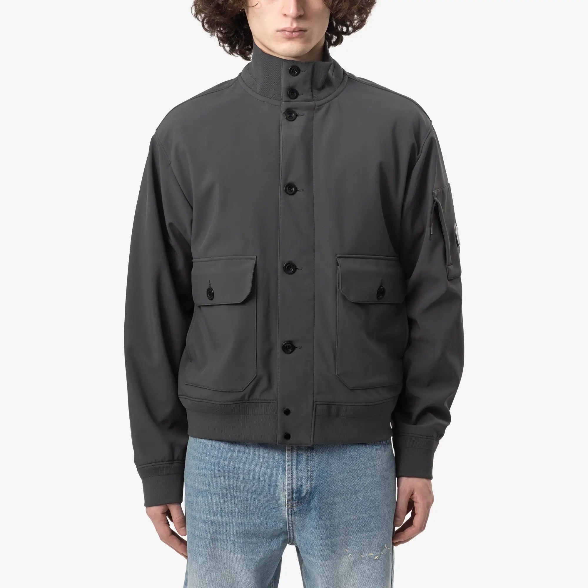 C.P. Company CP Shell - R Bomber Jacket Dark Shadow - 1