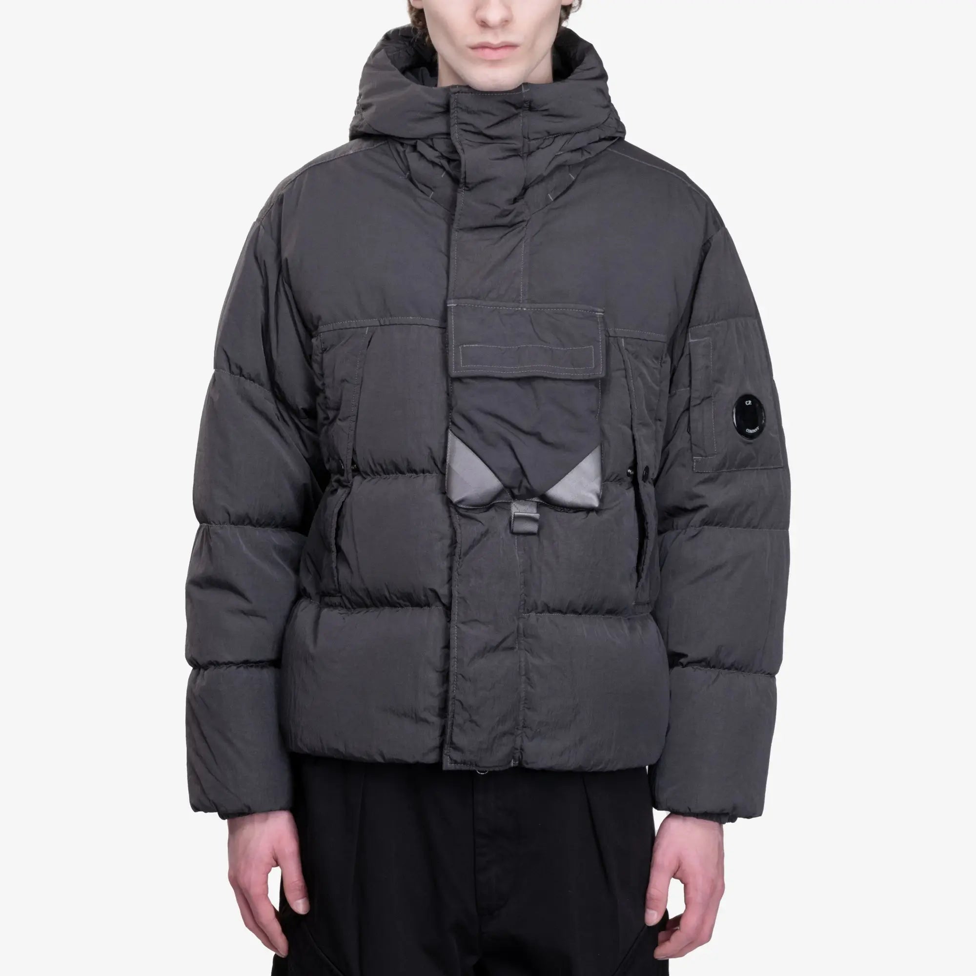 C.P. Company Eco Chrome - E Google Jacket Dark Shadow - 1