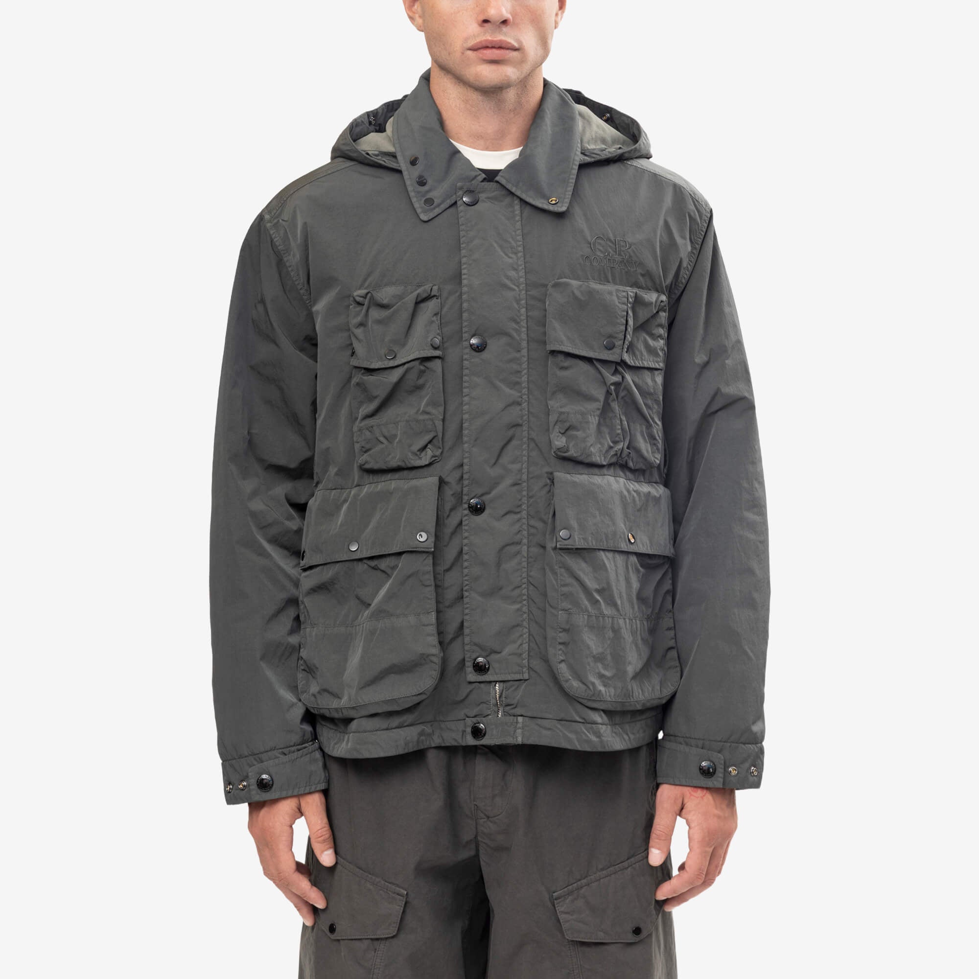 C.P. Company Heavy Chrome-R Goggle Jacket Raven | Feuille