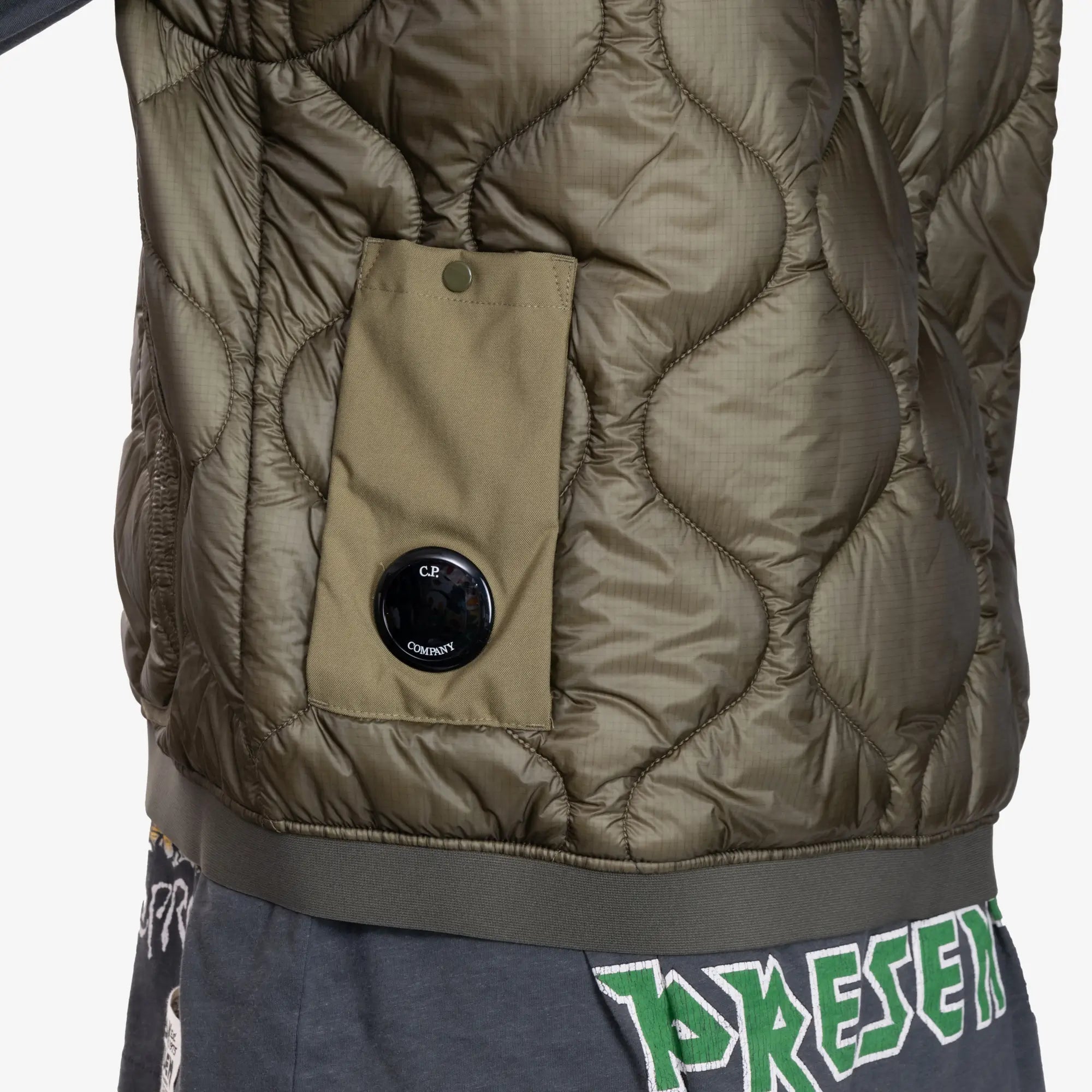 C.P. Company Liner Padded Vest Capers - 5
