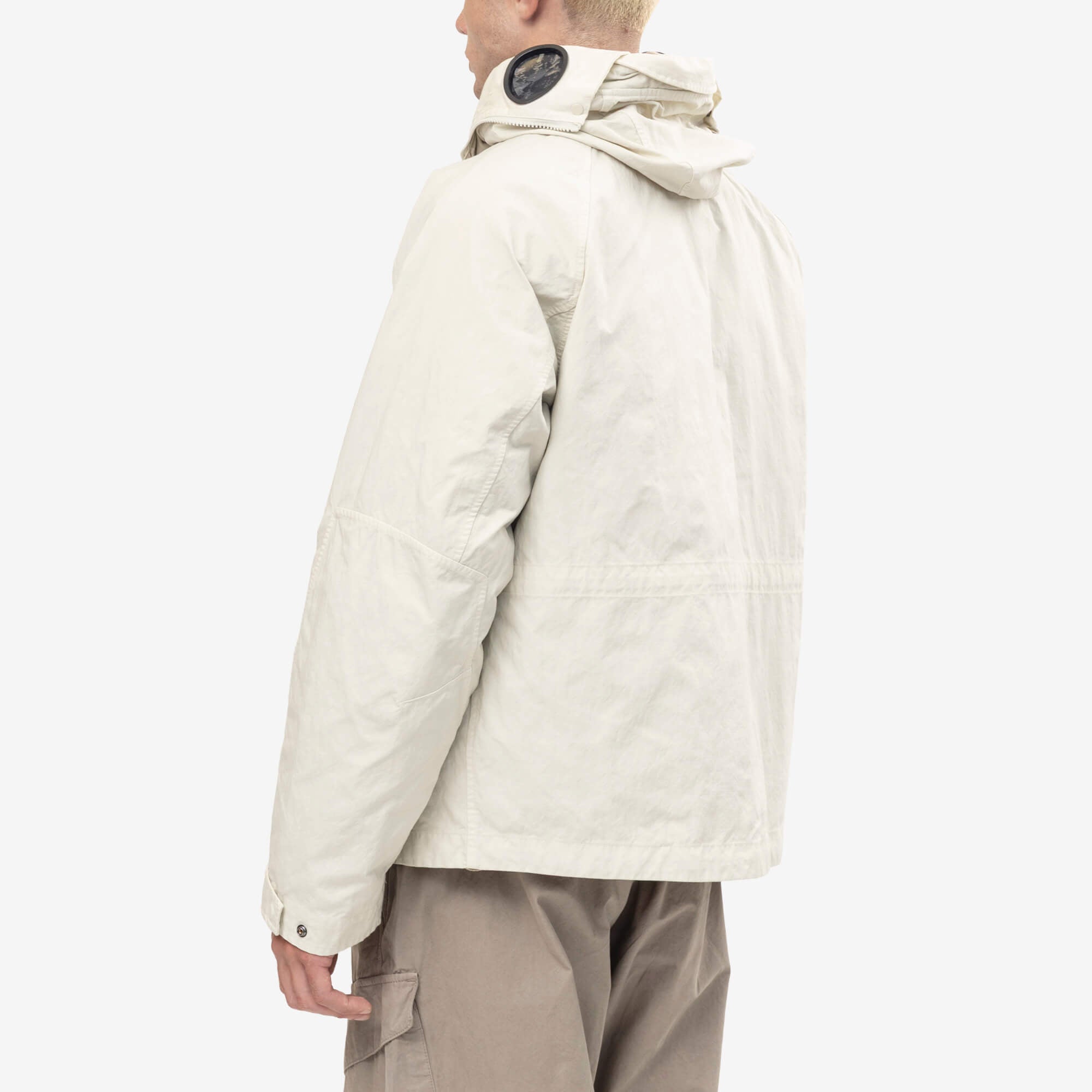 C.P. Company Twill Mixed Explorer Jacket Silver Birch-4