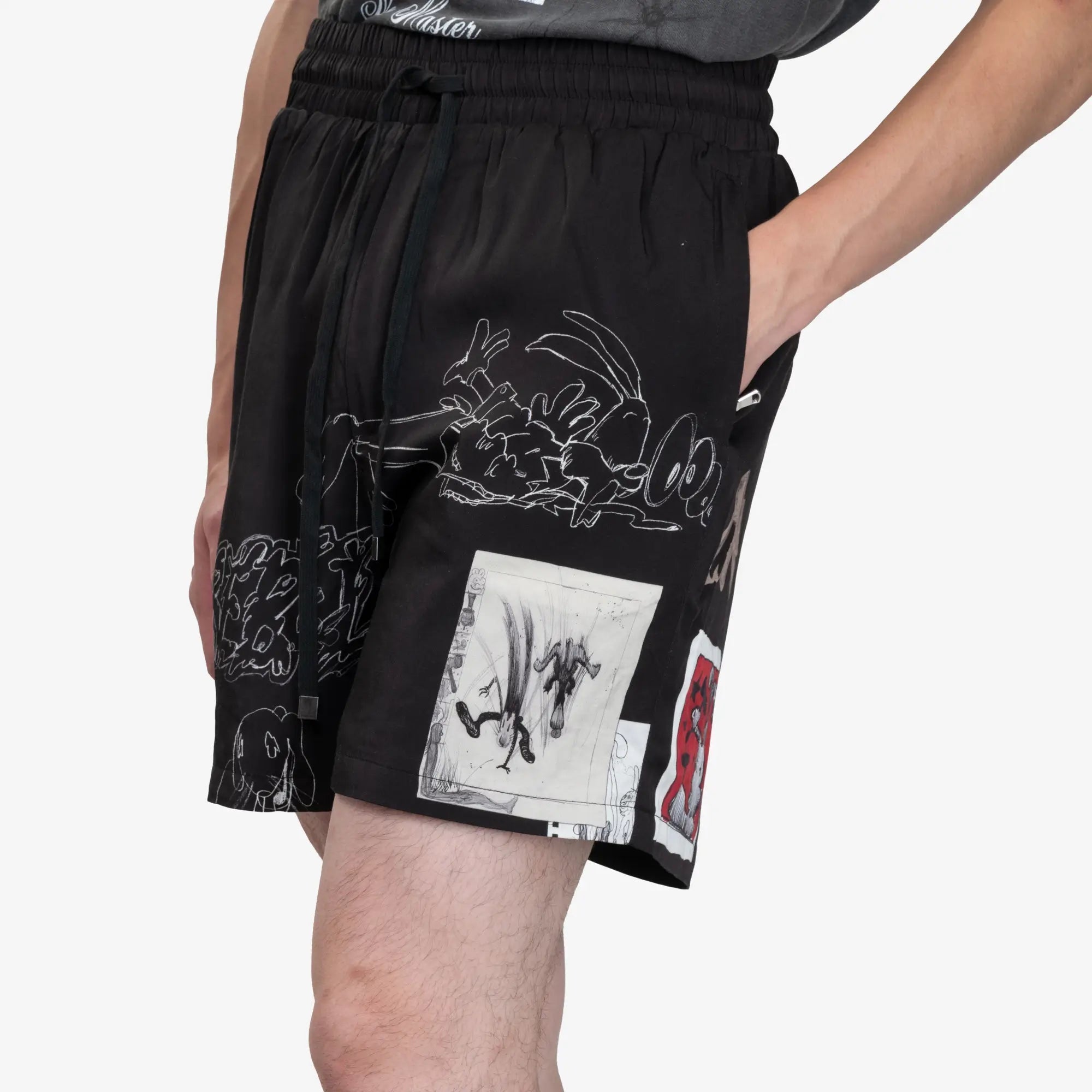 Dom Rebel Assemblage Shorts Black - 5