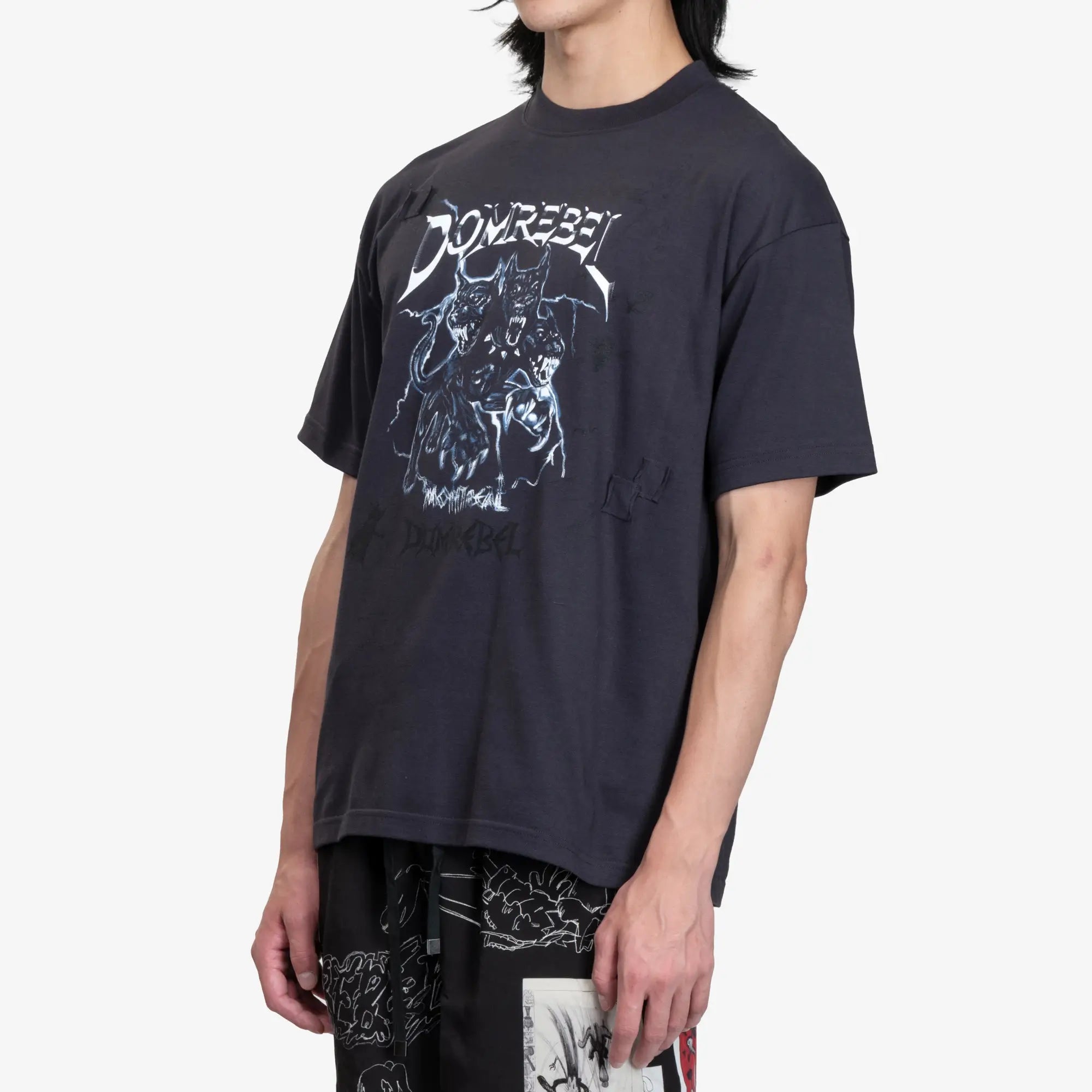 Dom Rebel Attack T-Shirt Old Black - 3
