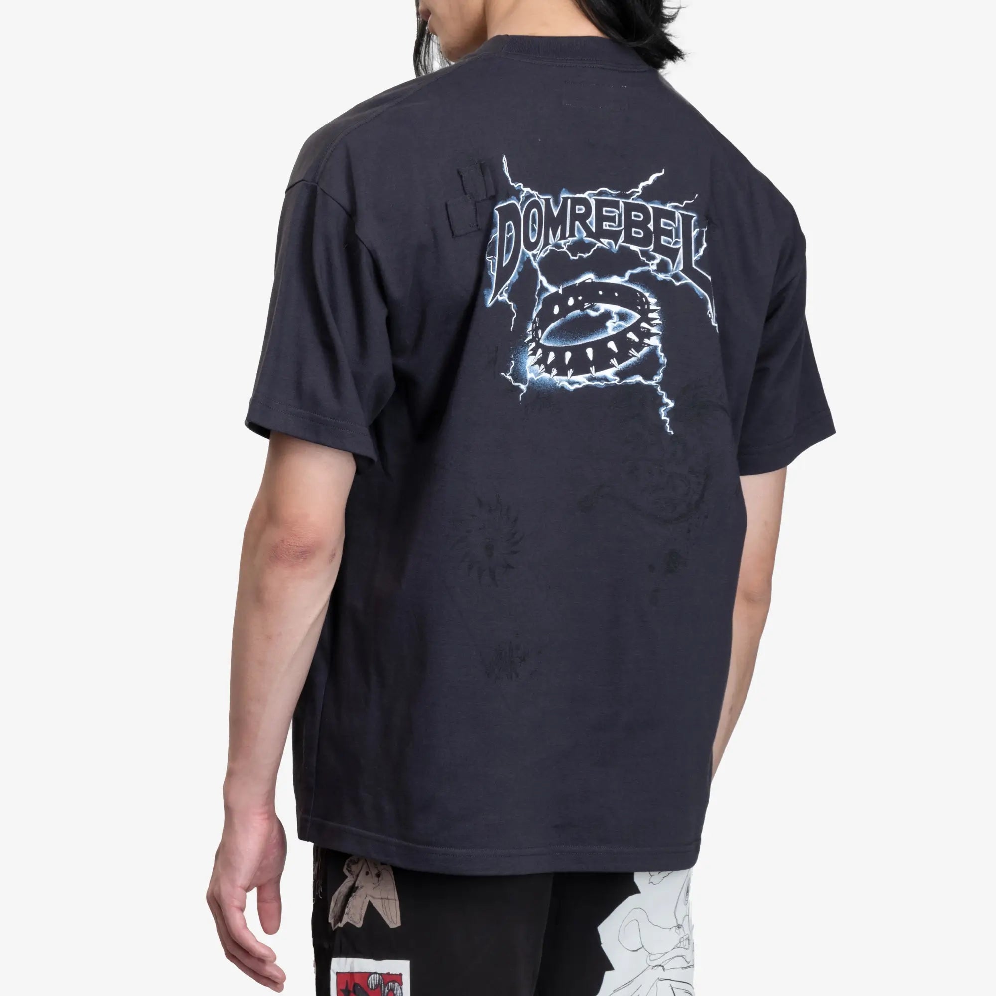Dom Rebel Attack T-Shirt Old Black - 4