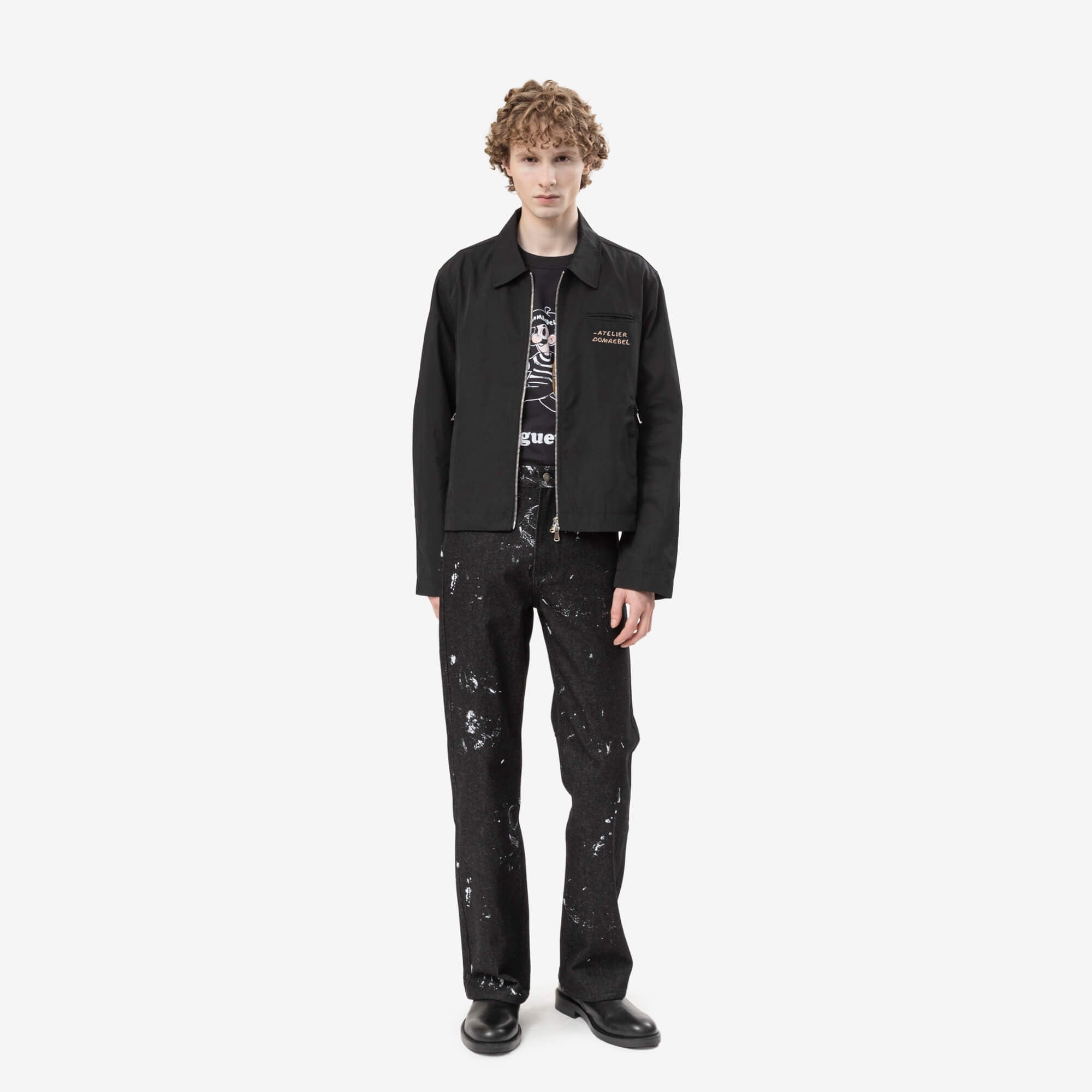 Dom Rebel Backstage Nylon Jacket Black-2