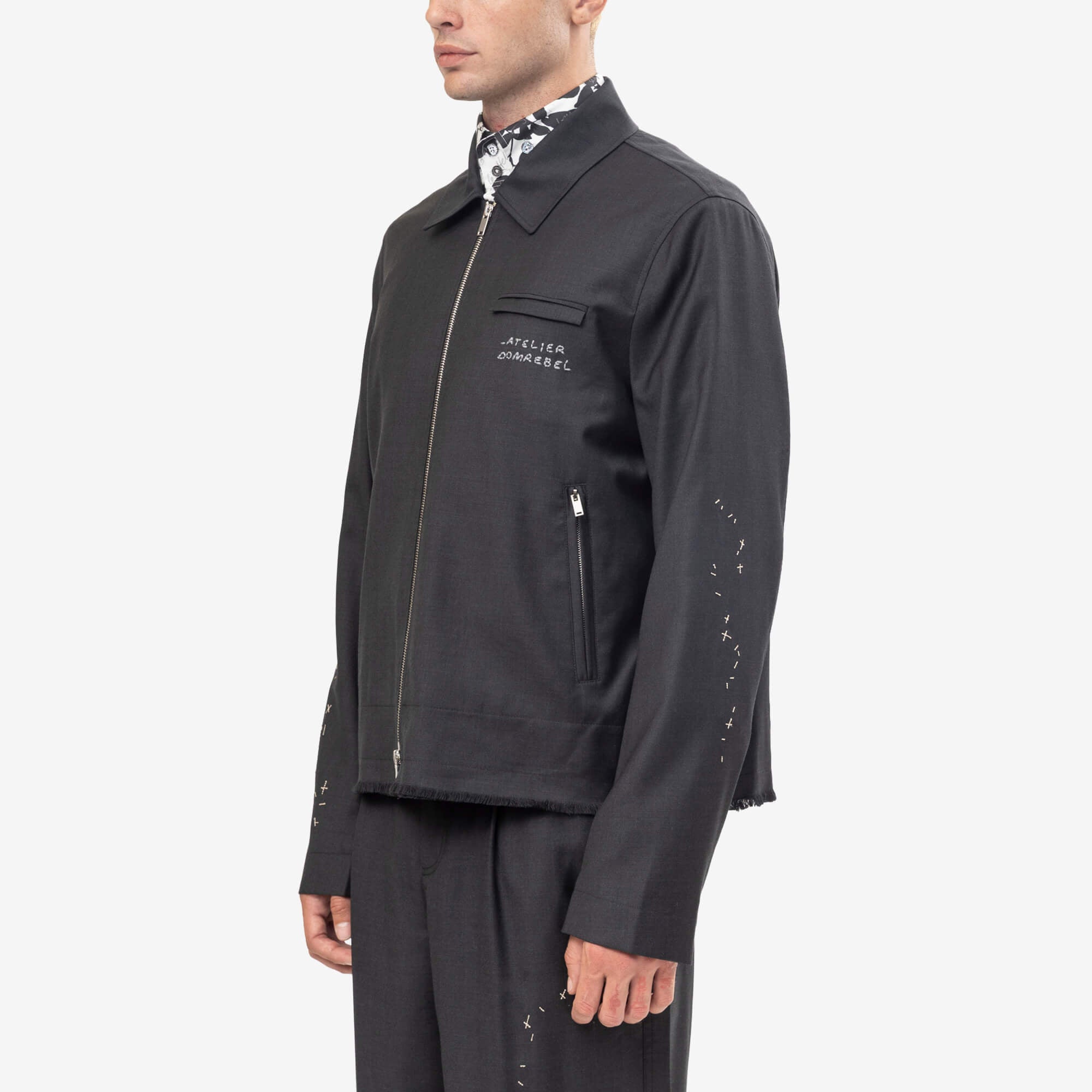 Dom Rebel Backstage Wool Jacket Grey-3