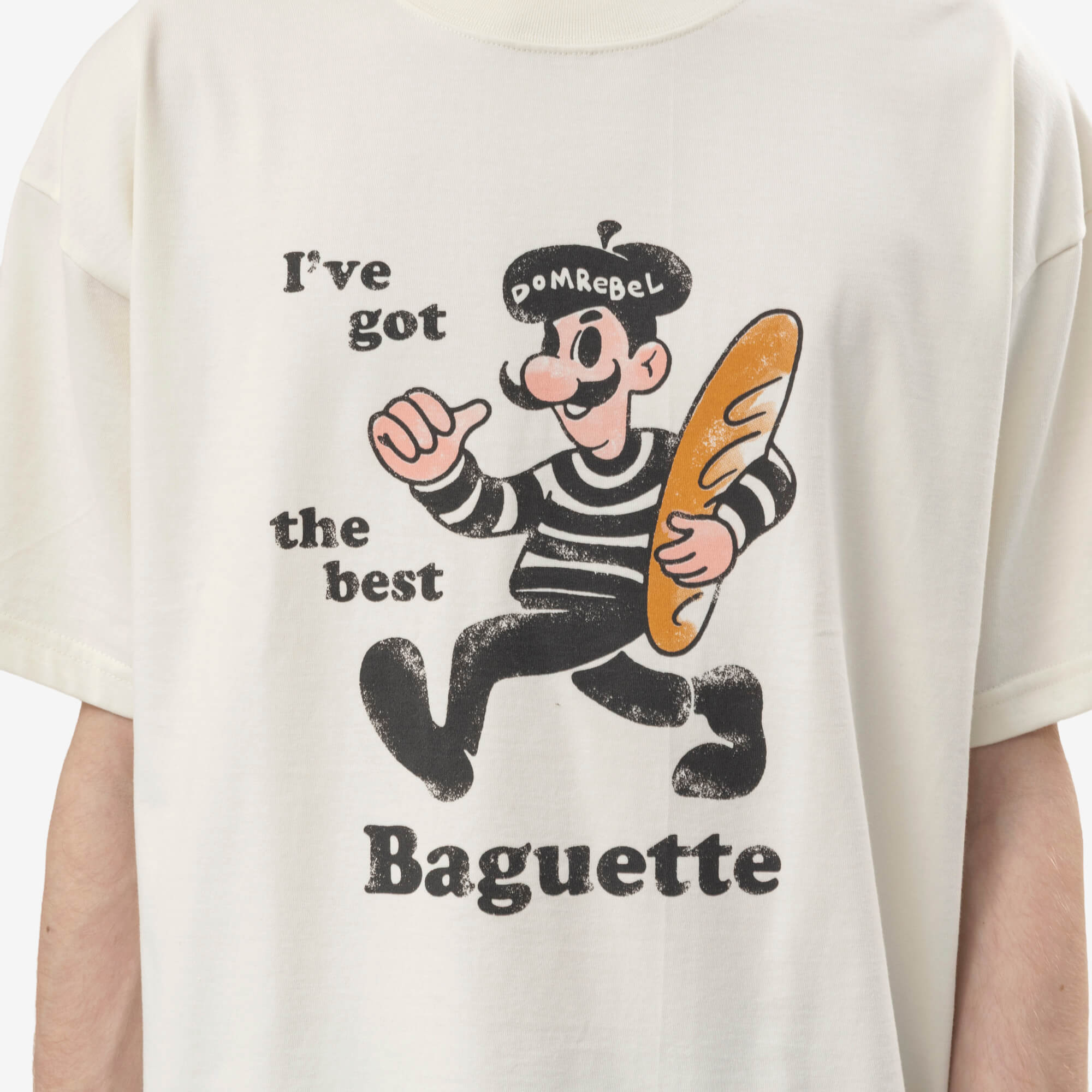 Dom Rebel Baguette T-Shirt Old White-5