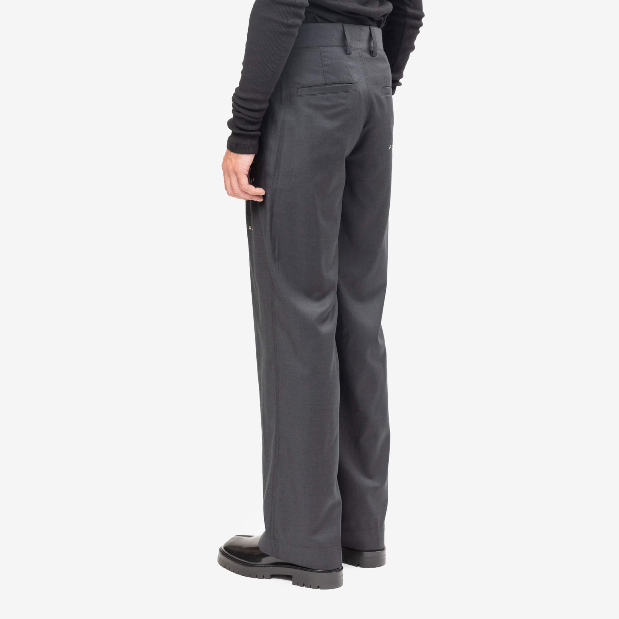Dom Rebel Bully Wool Suit Trousers Grey-4