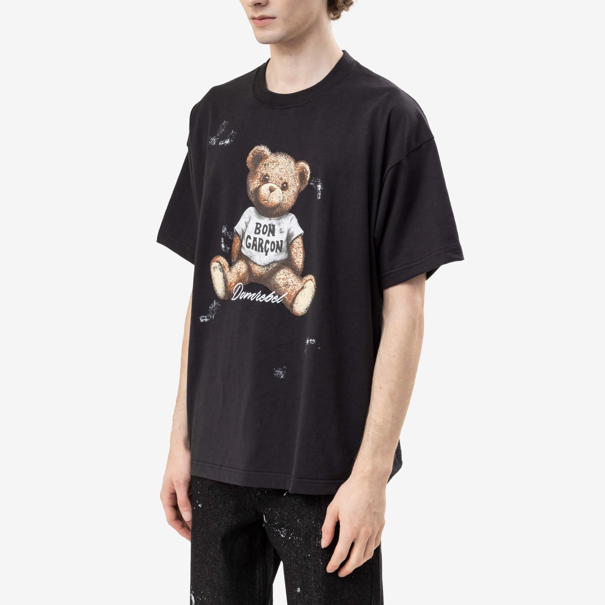 Dom Rebel Good Bear T-Shirt Black-3