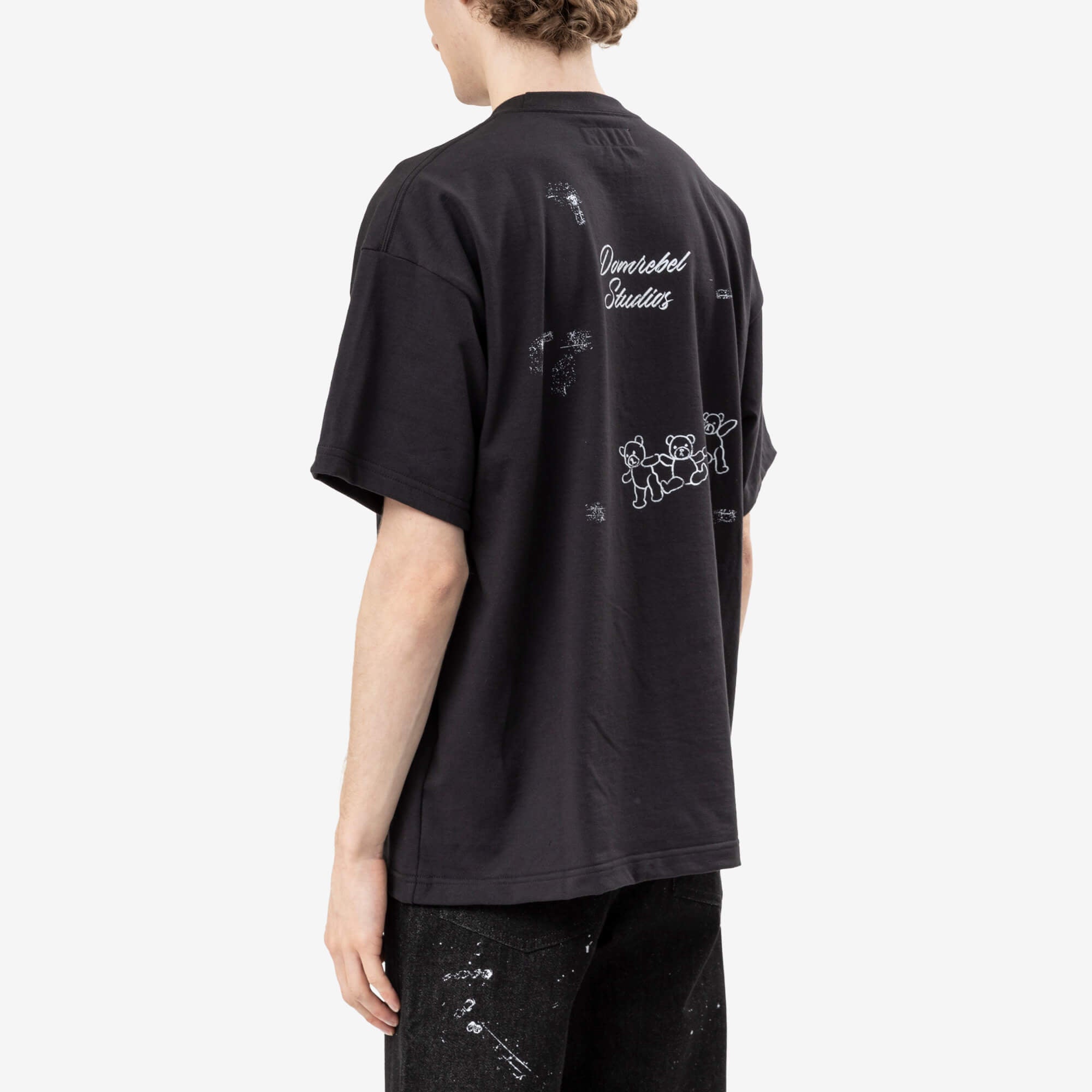 Dom Rebel Good Bear T-Shirt Black-4
