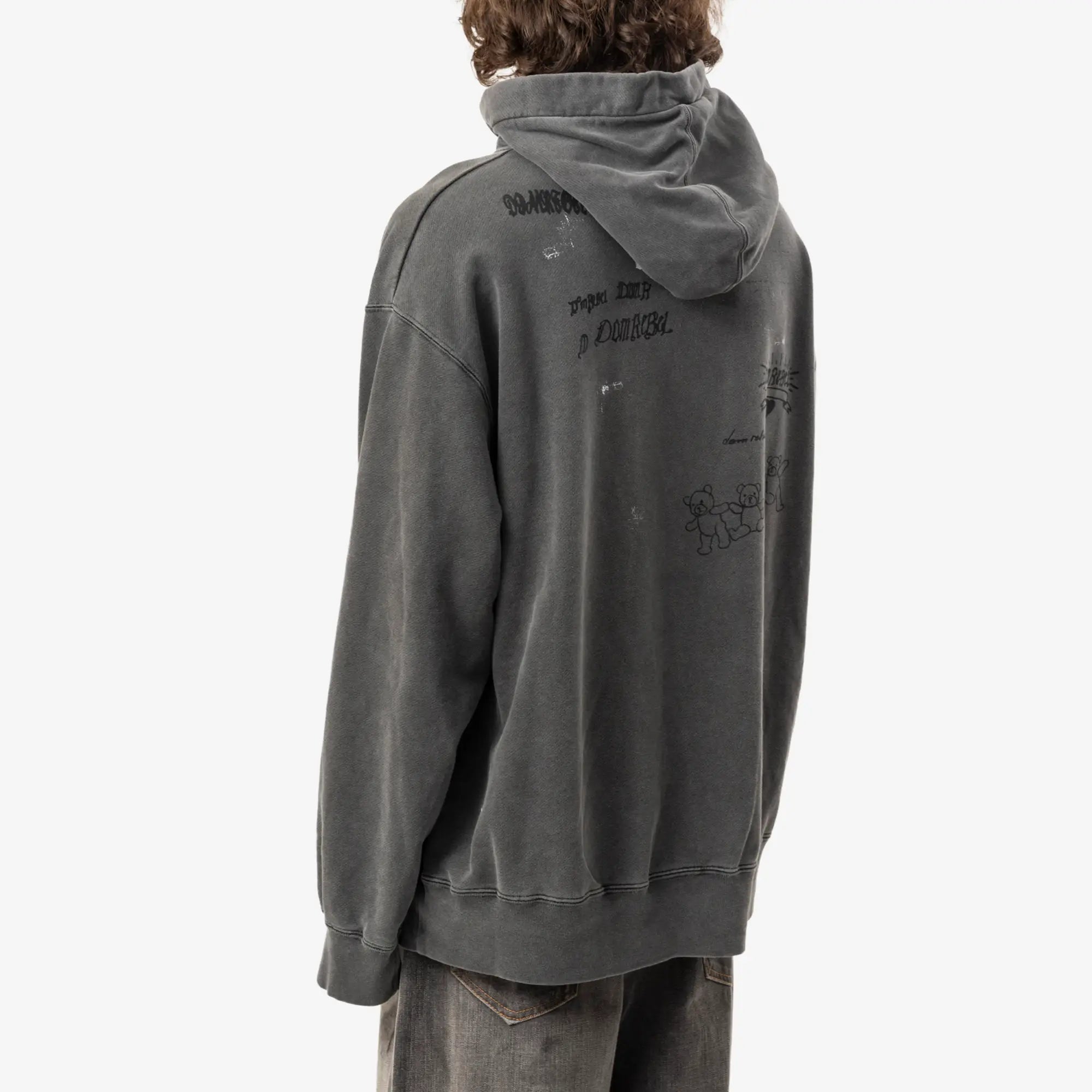 Dom Rebel Lil Dev Hoody Faded Black - 4