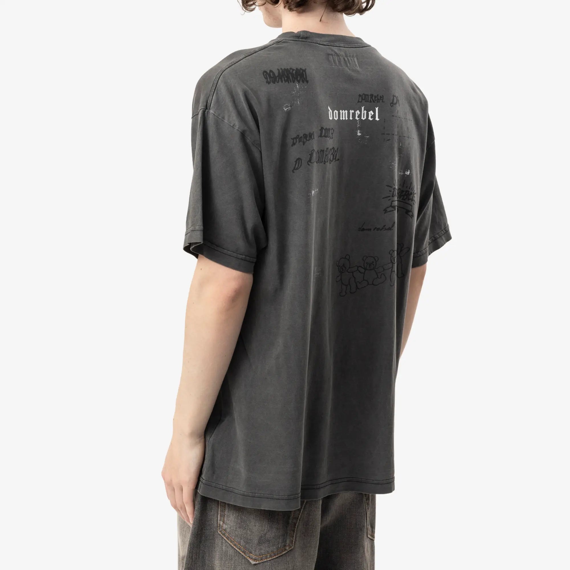 Dom Rebel Lil Dev T-Shirt Faded Black - 4